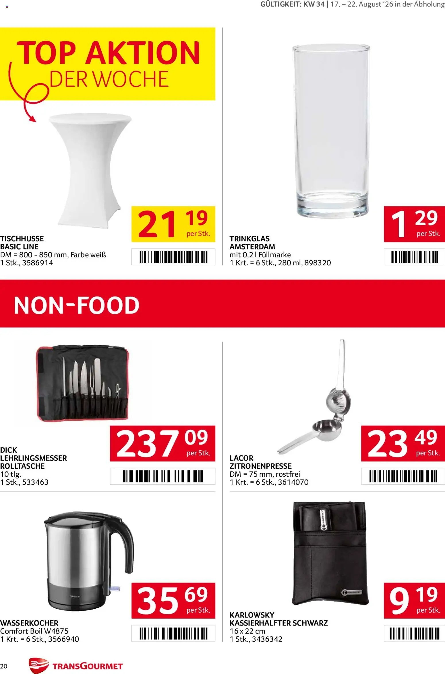 Transgourmet Flugblatt