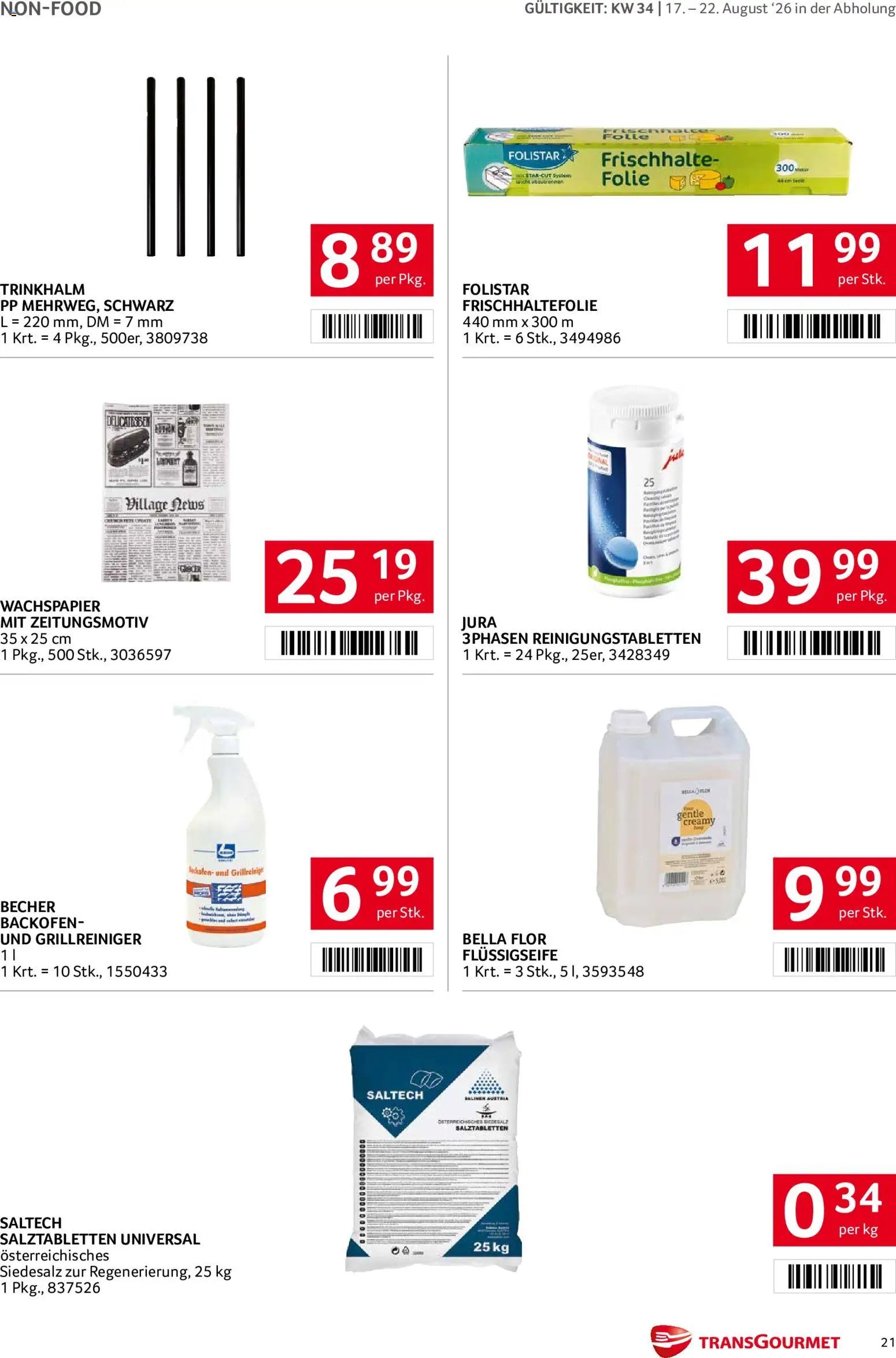 Transgourmet Flugblatt