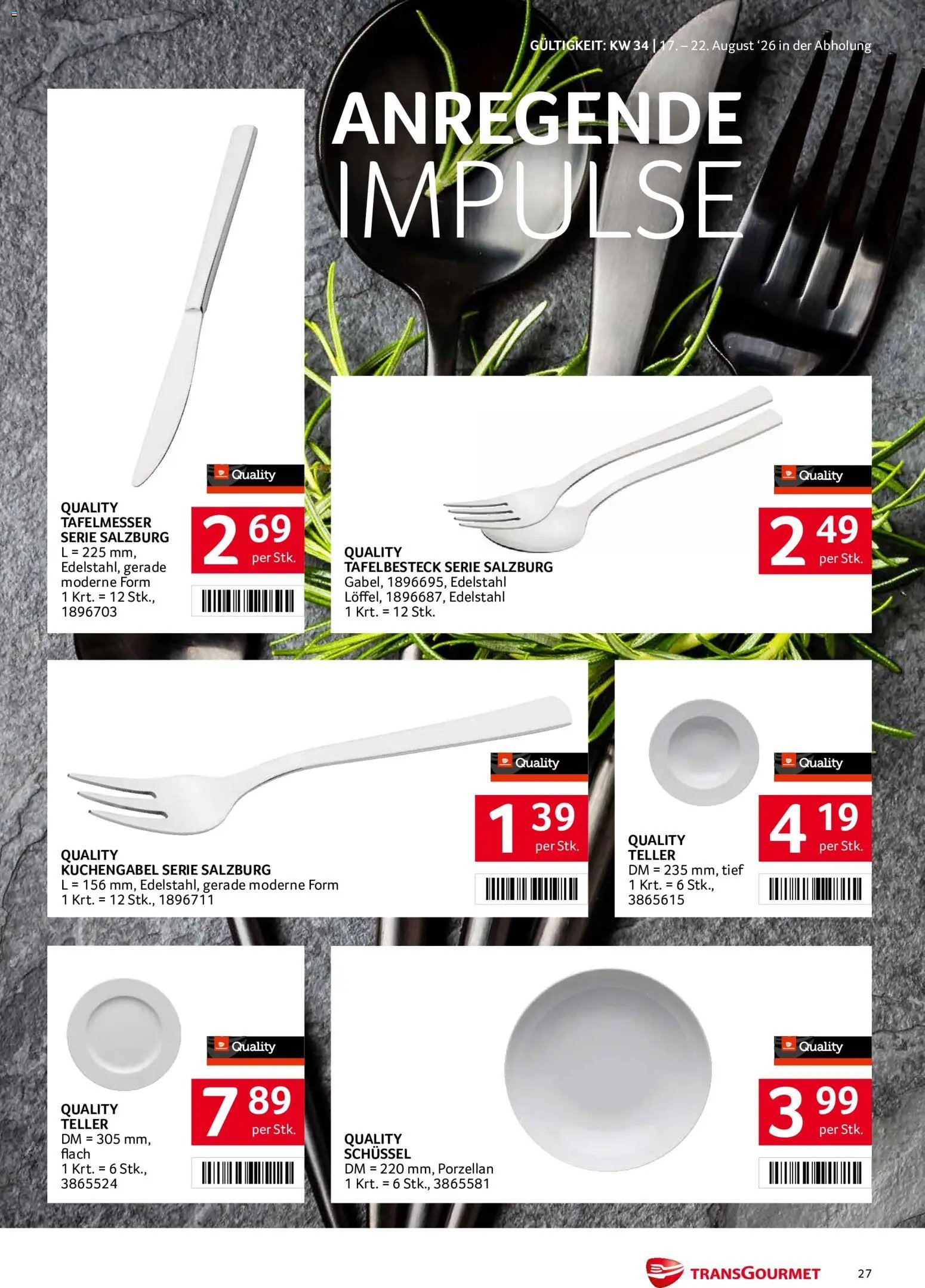Transgourmet Flugblatt