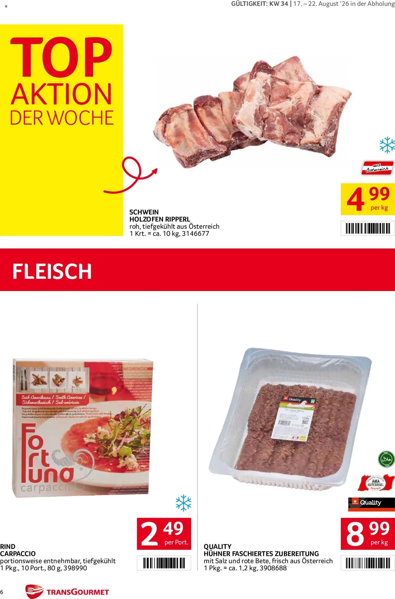 Transgourmet Flugblatt