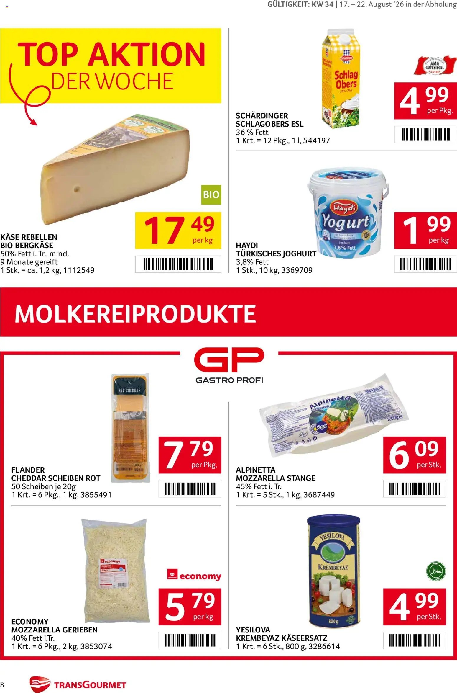 Transgourmet Flugblatt
