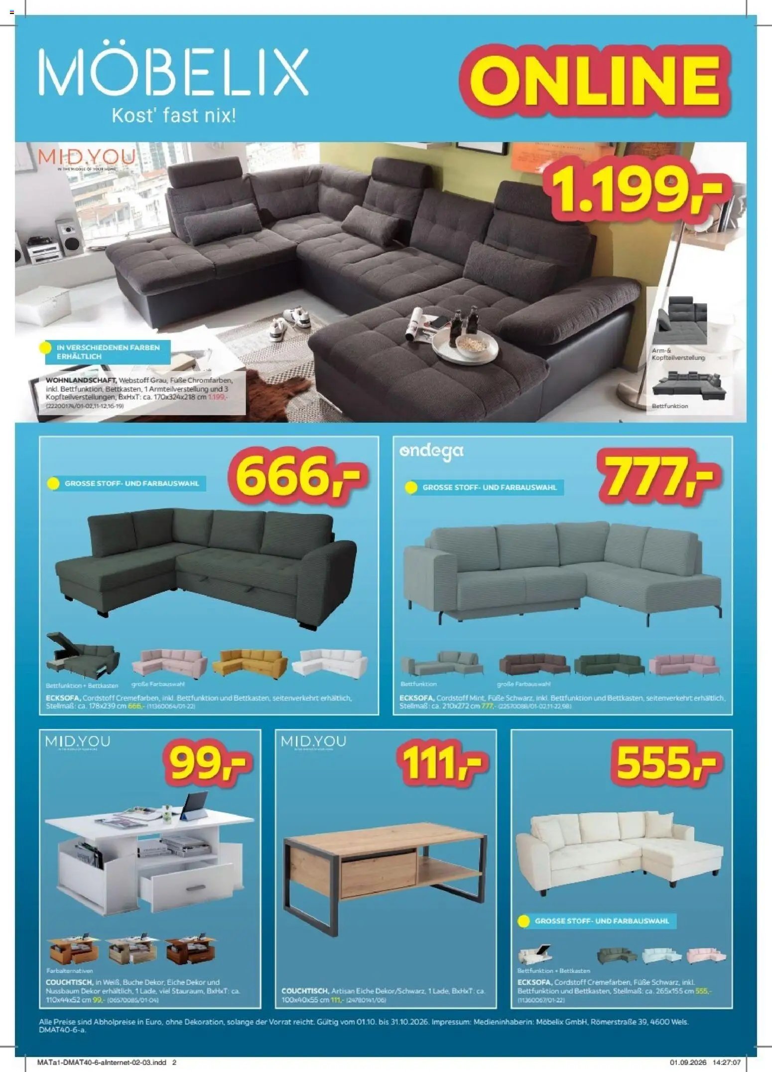 Möbelix Online deals
