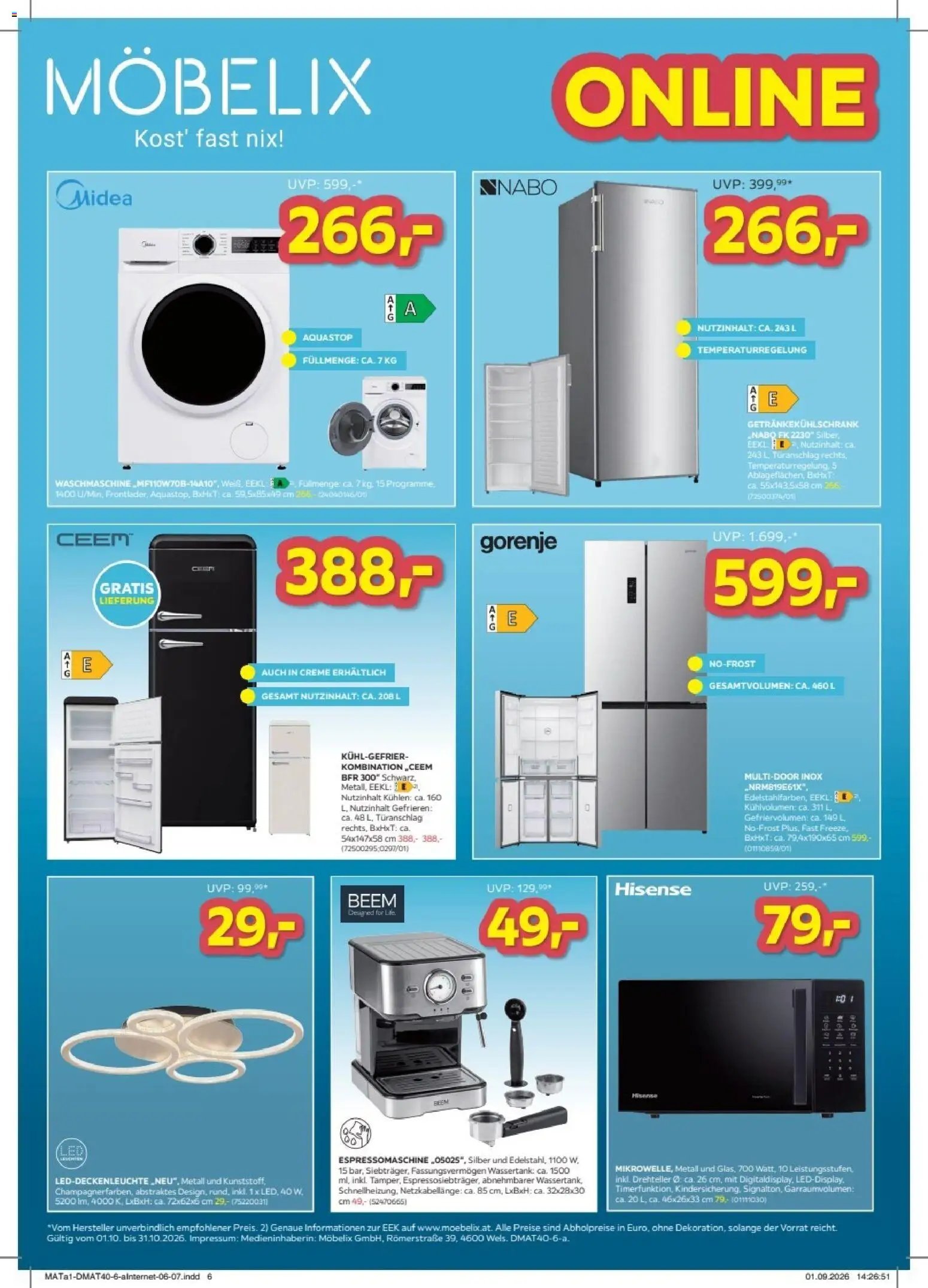 Möbelix Online deals
