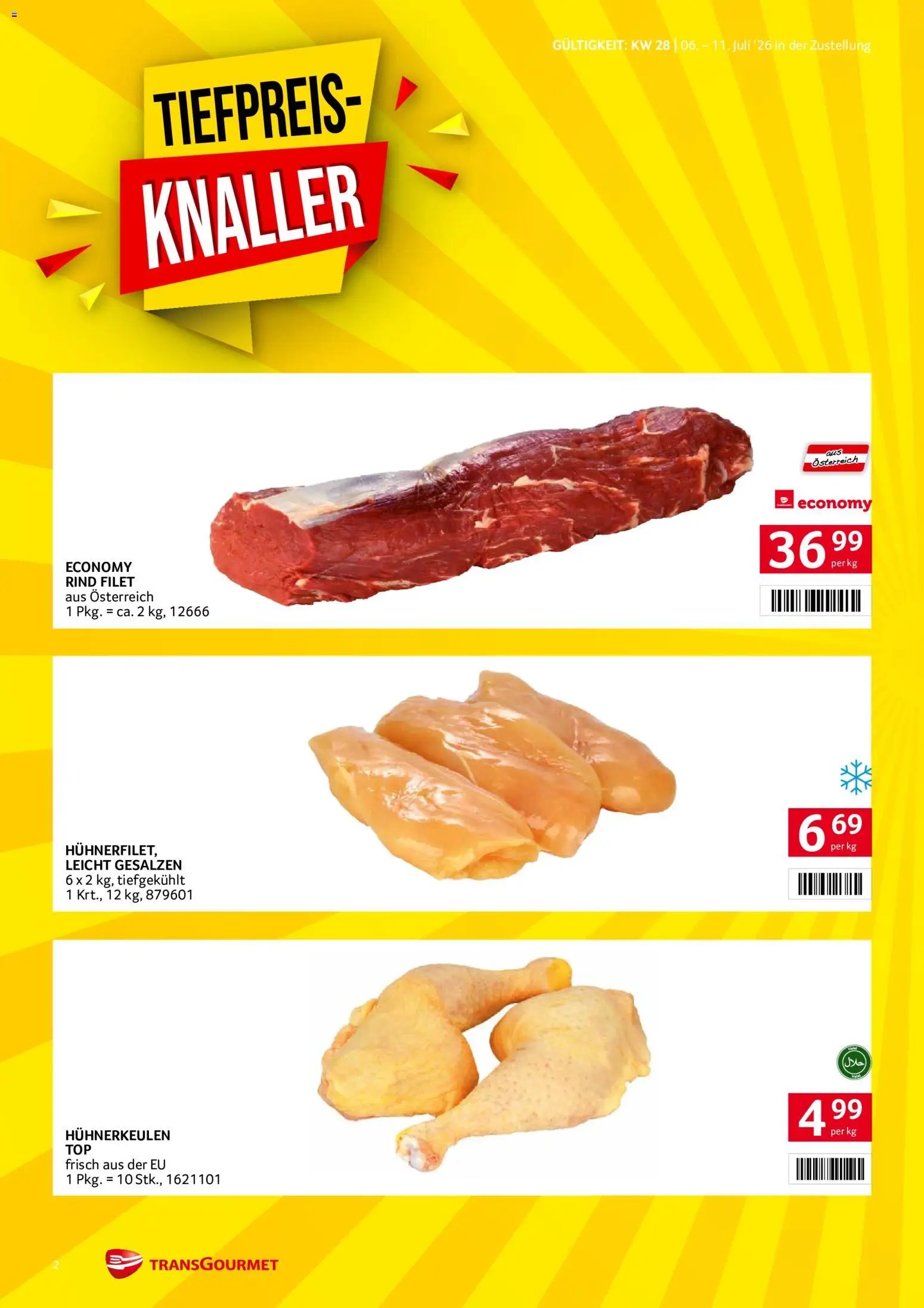 Transgourmet Zustellaktion