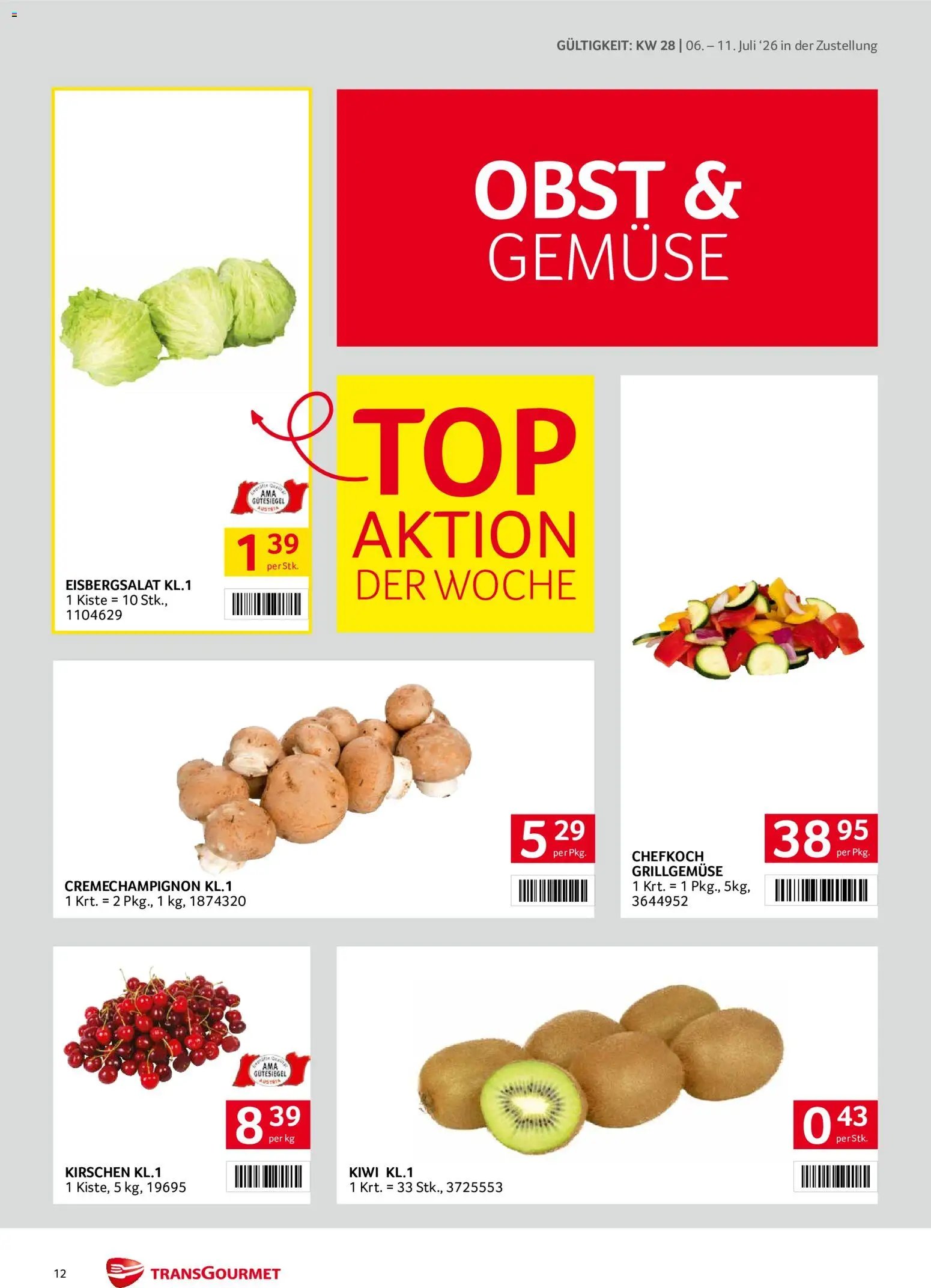 Transgourmet Zustellaktion