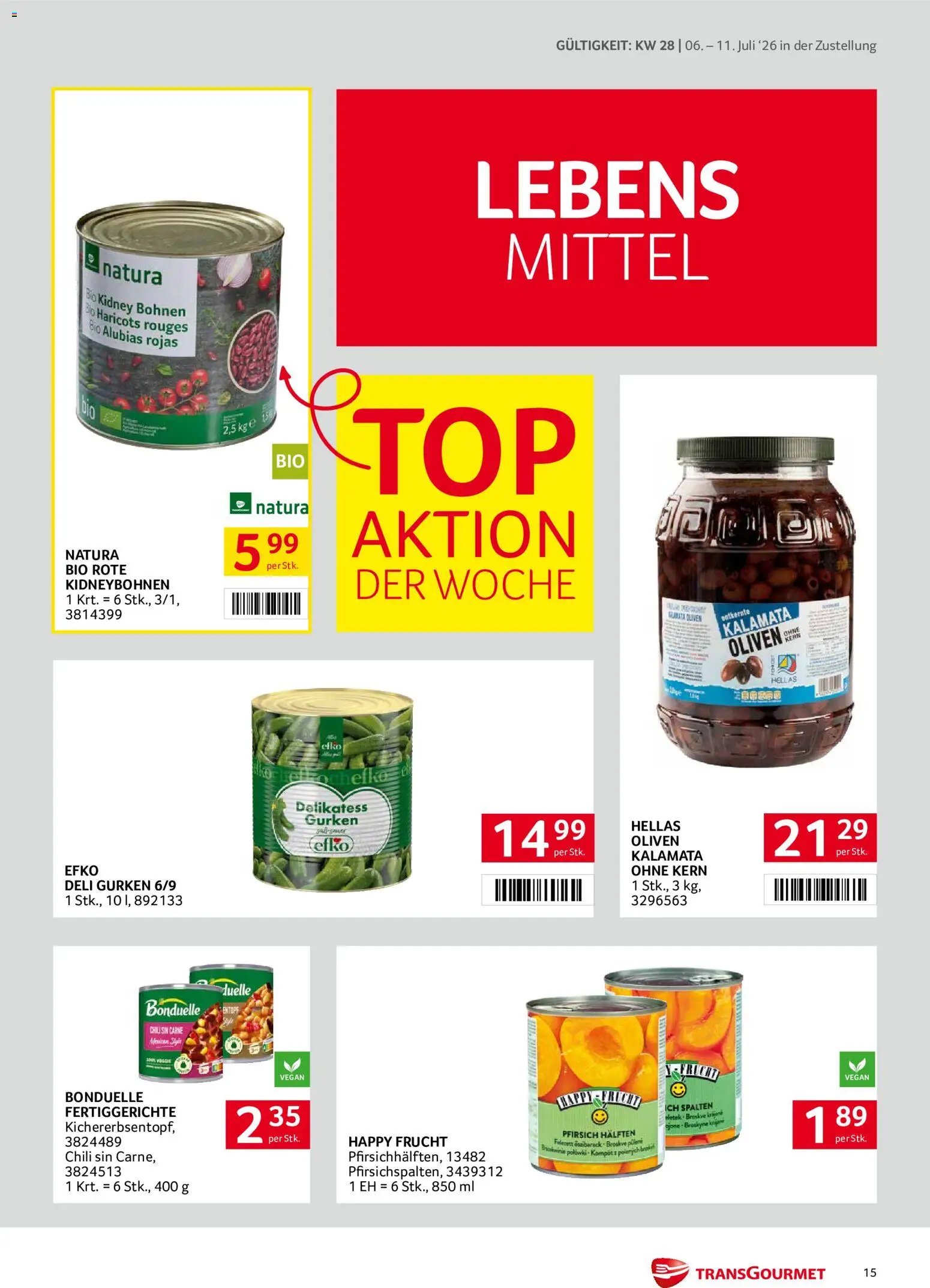 Transgourmet Zustellaktion
