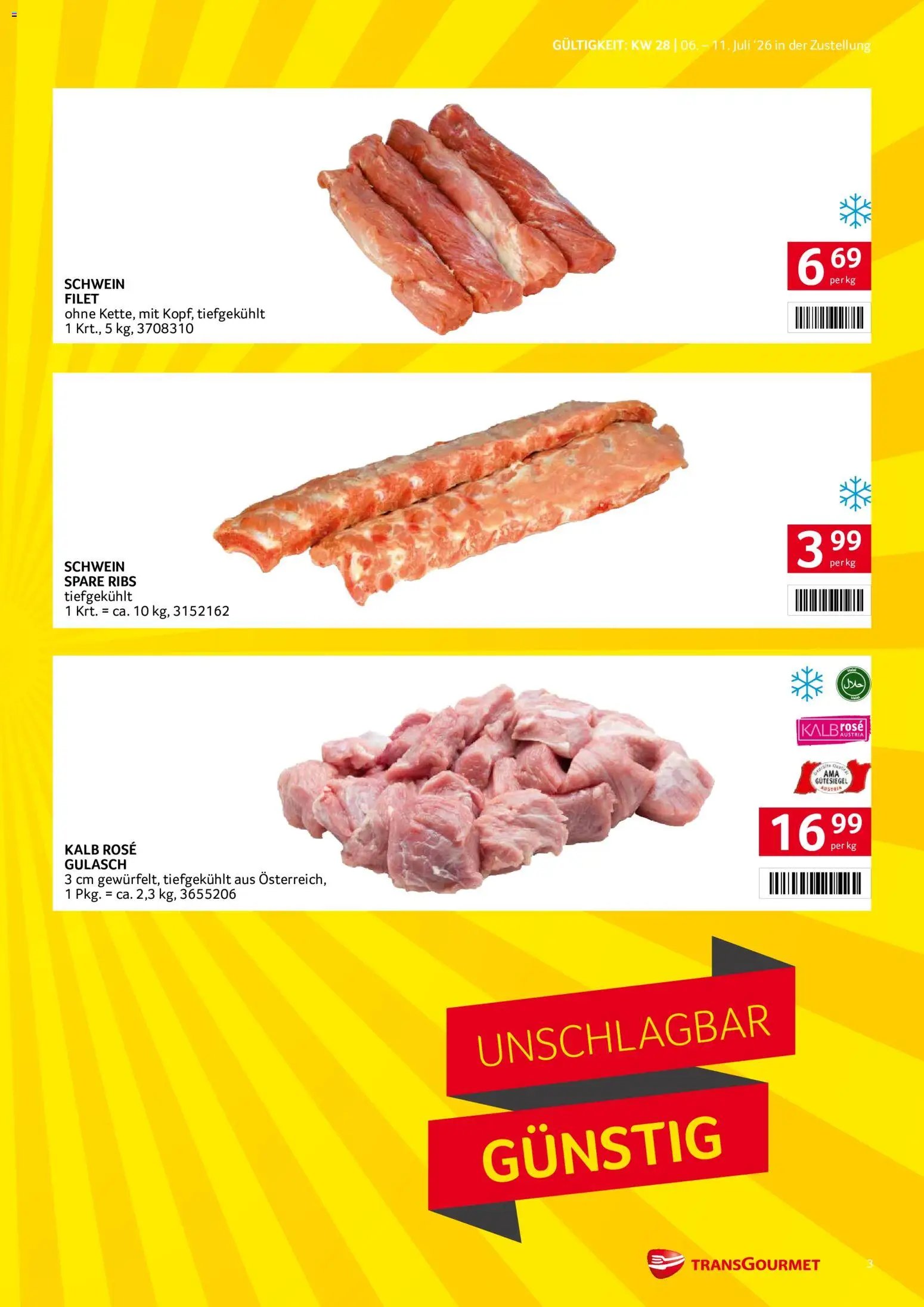 Transgourmet Zustellaktion