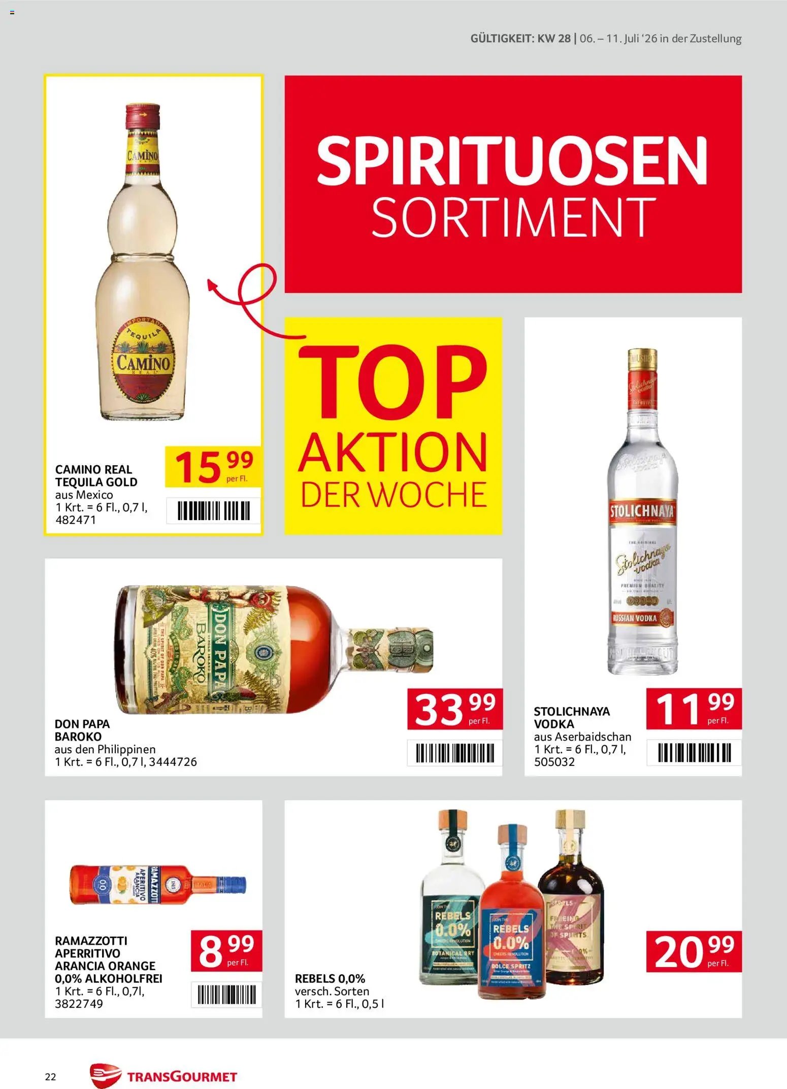 Transgourmet Zustellaktion