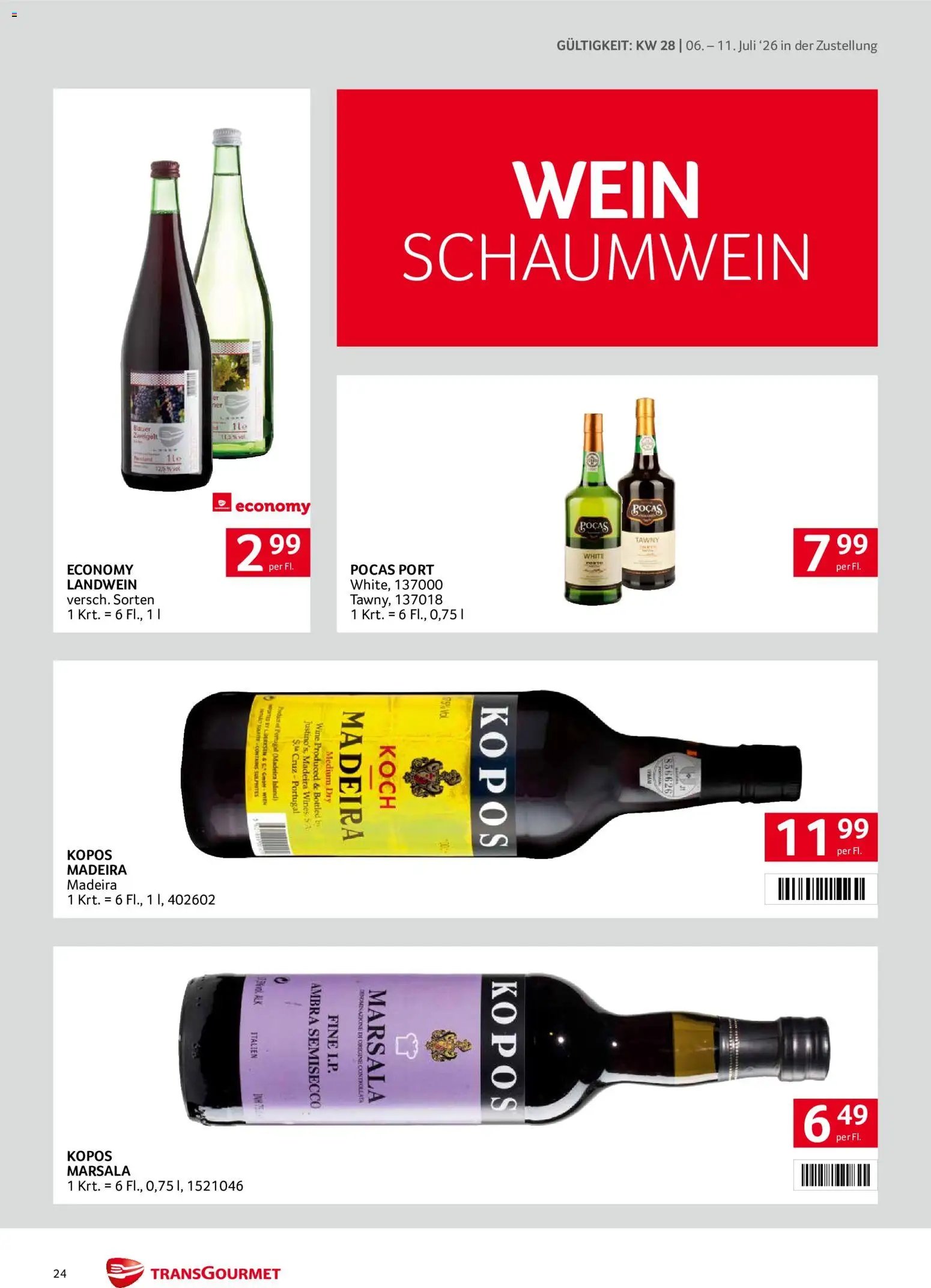 Transgourmet Zustellaktion