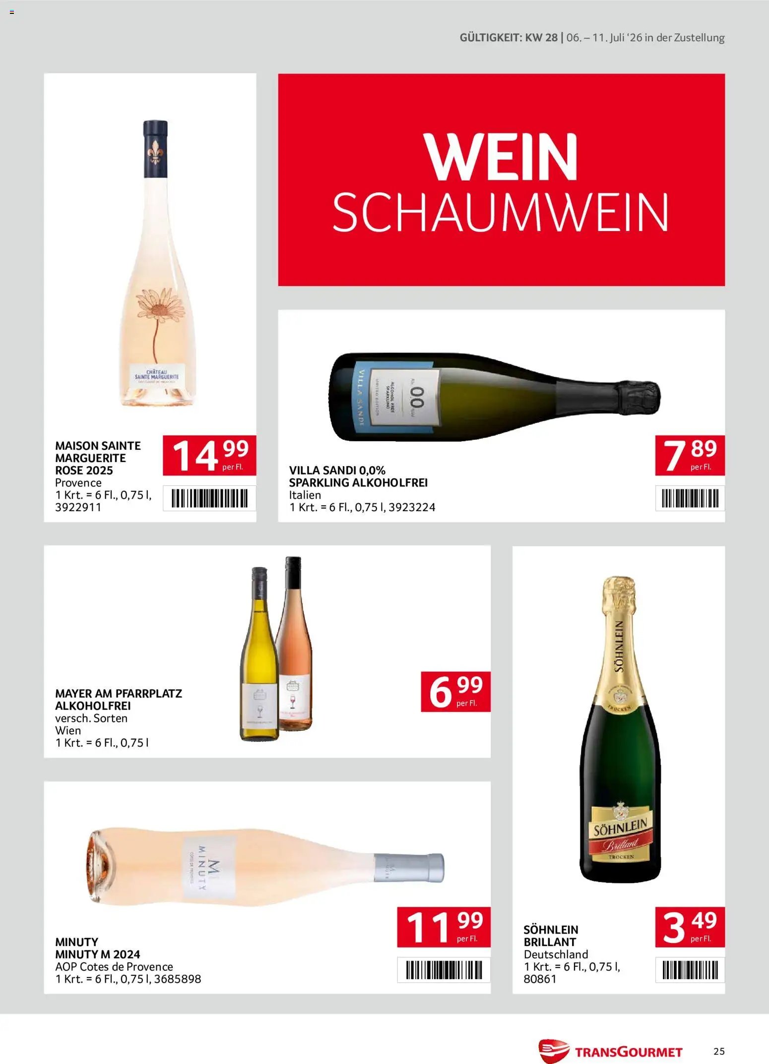 Transgourmet Zustellaktion