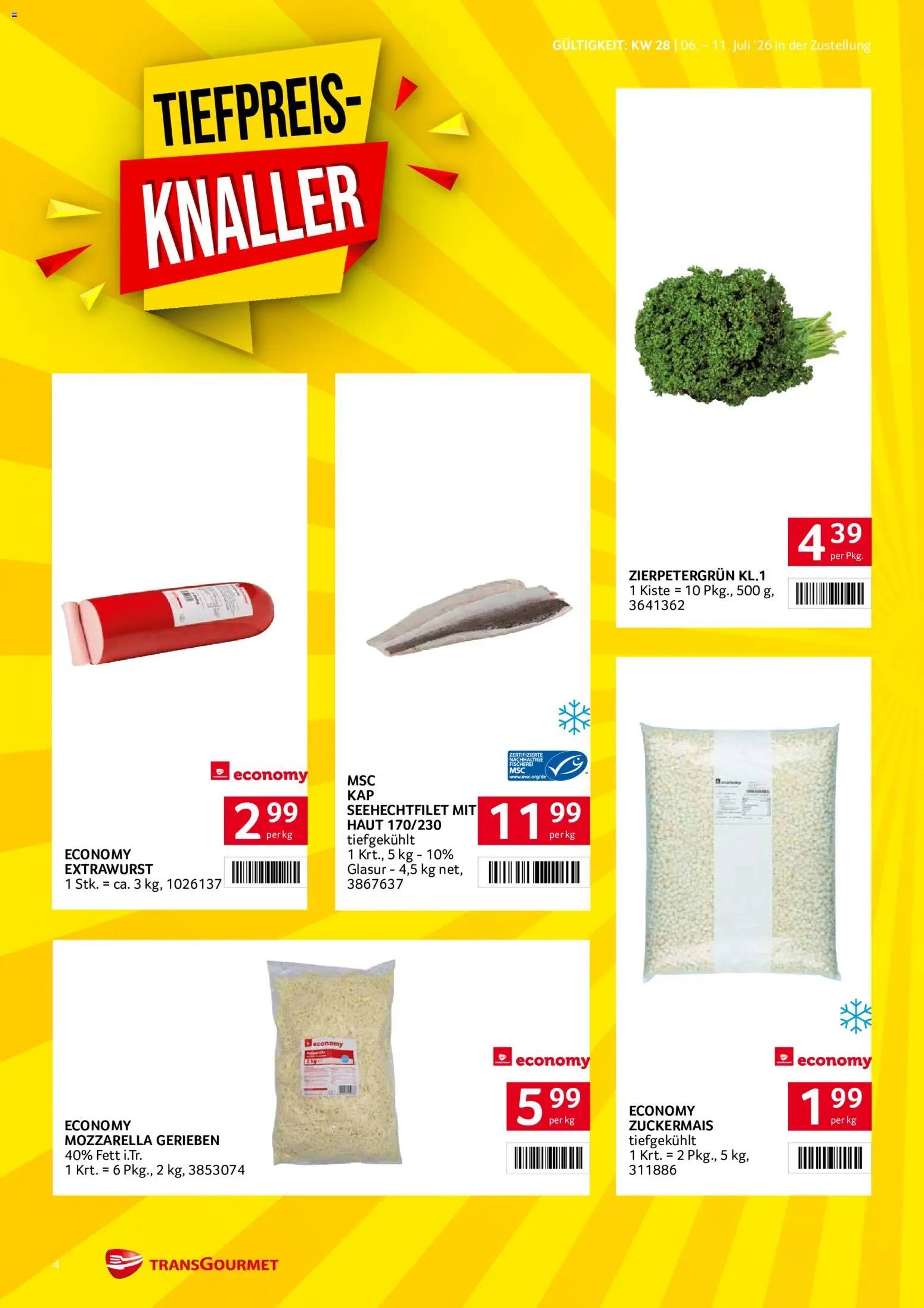 Transgourmet Zustellaktion