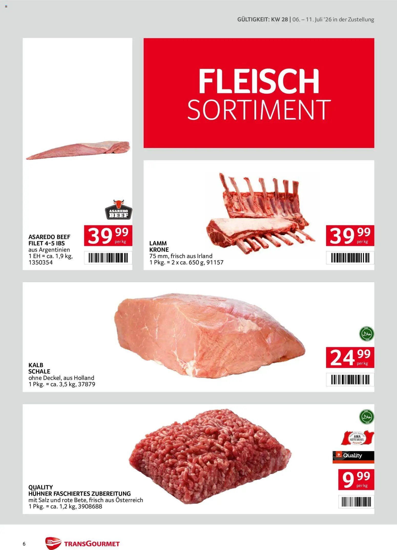 Transgourmet Zustellaktion
