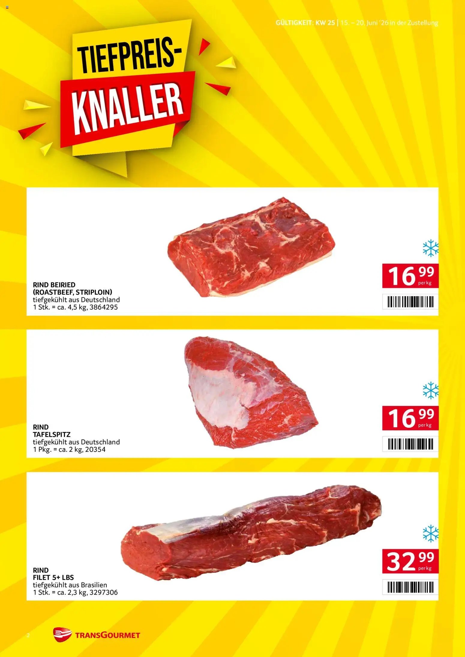 Transgourmet Zustellaktion