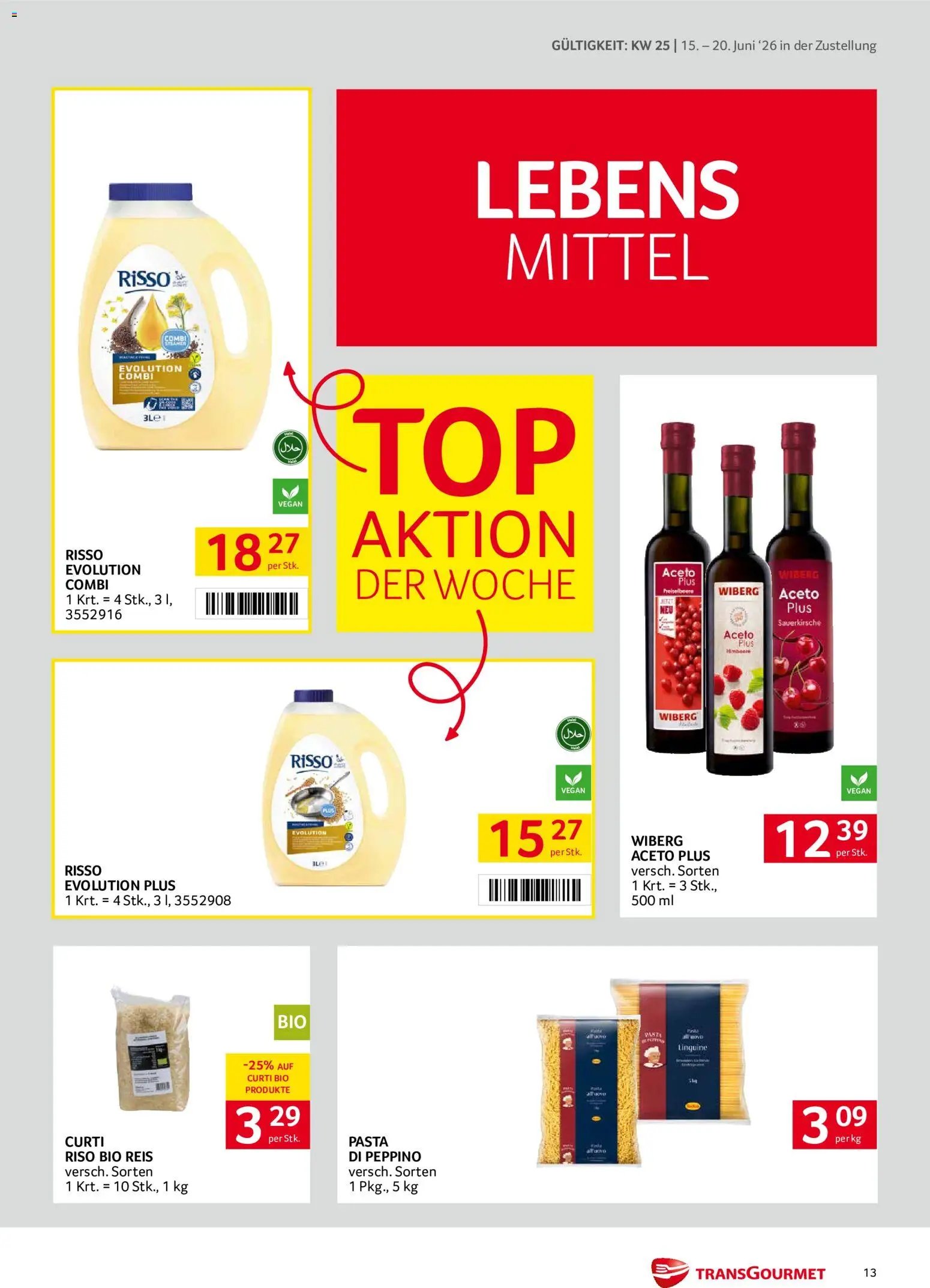 Transgourmet Zustellaktion