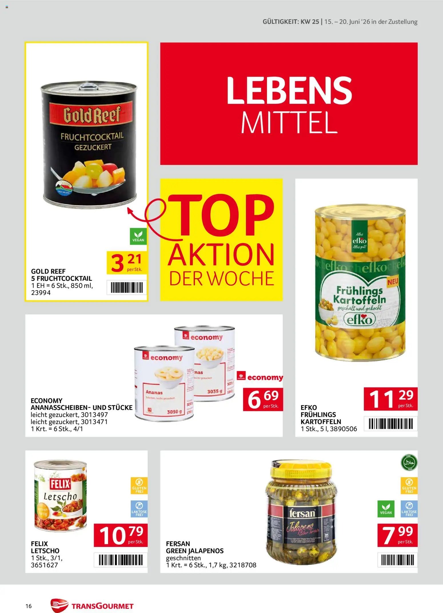 Transgourmet Zustellaktion