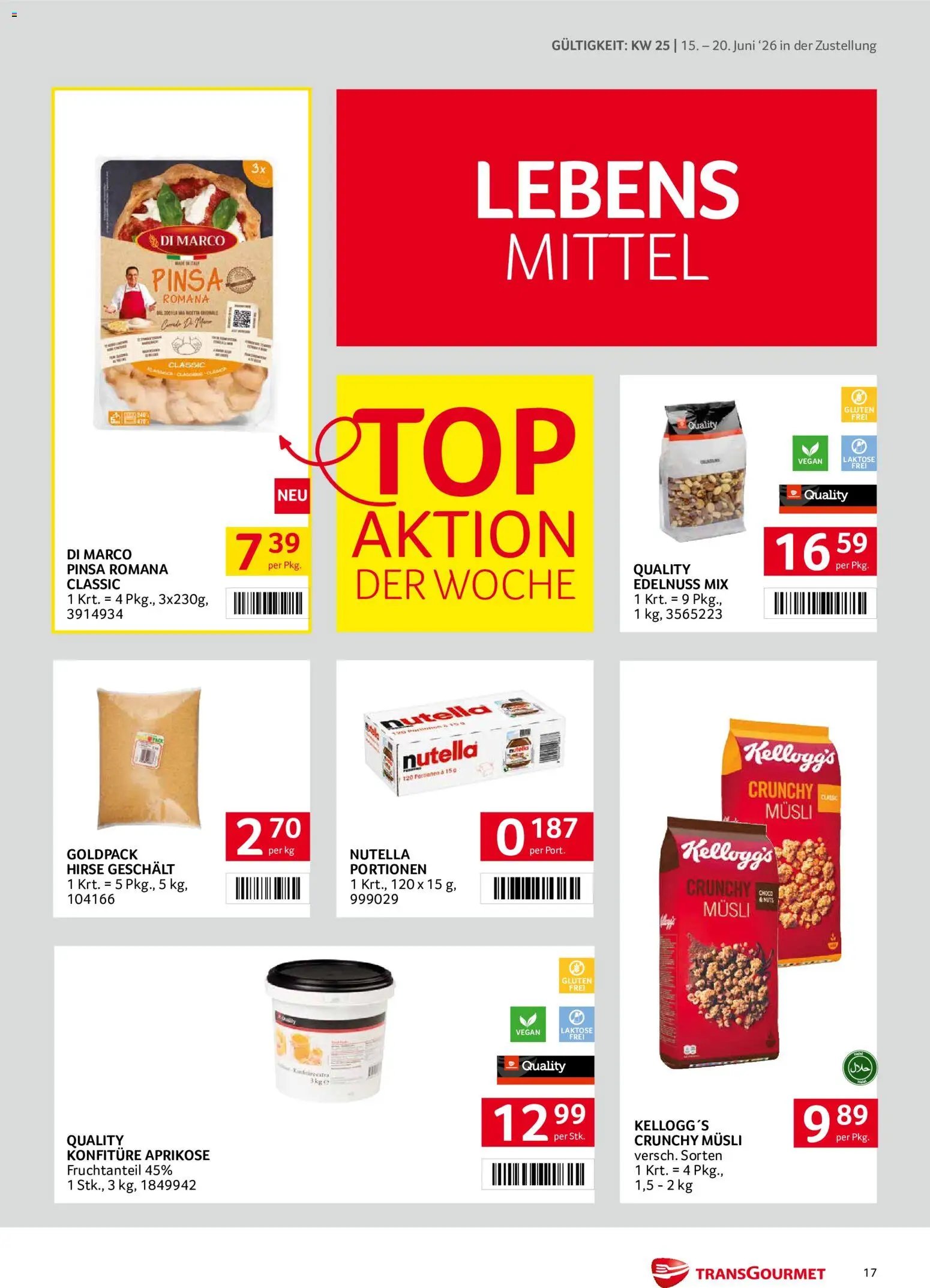 Transgourmet Zustellaktion