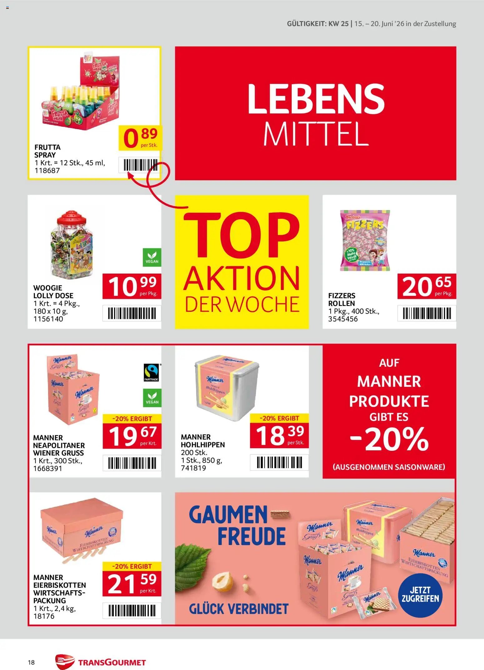 Transgourmet Zustellaktion