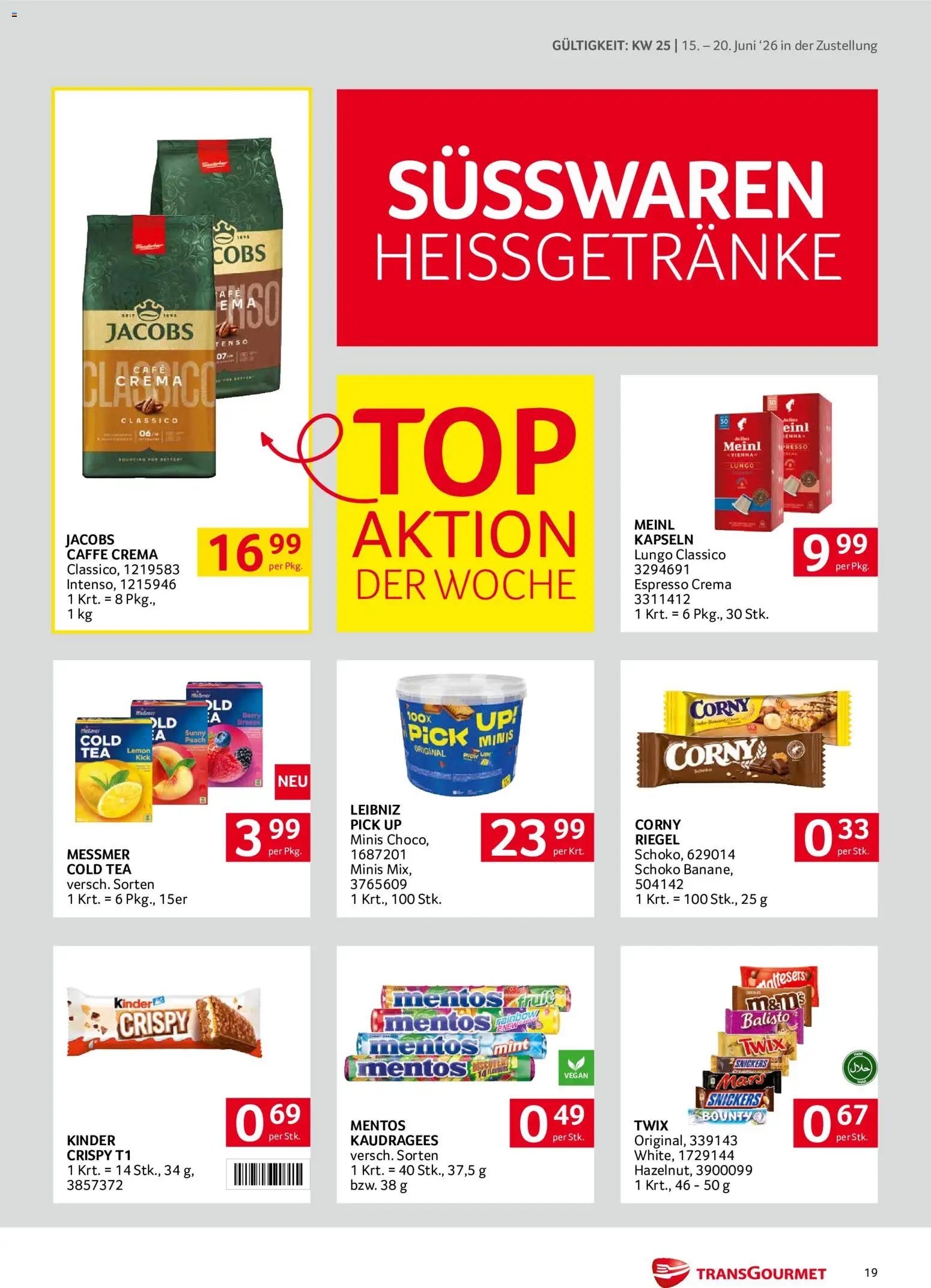 Transgourmet Zustellaktion