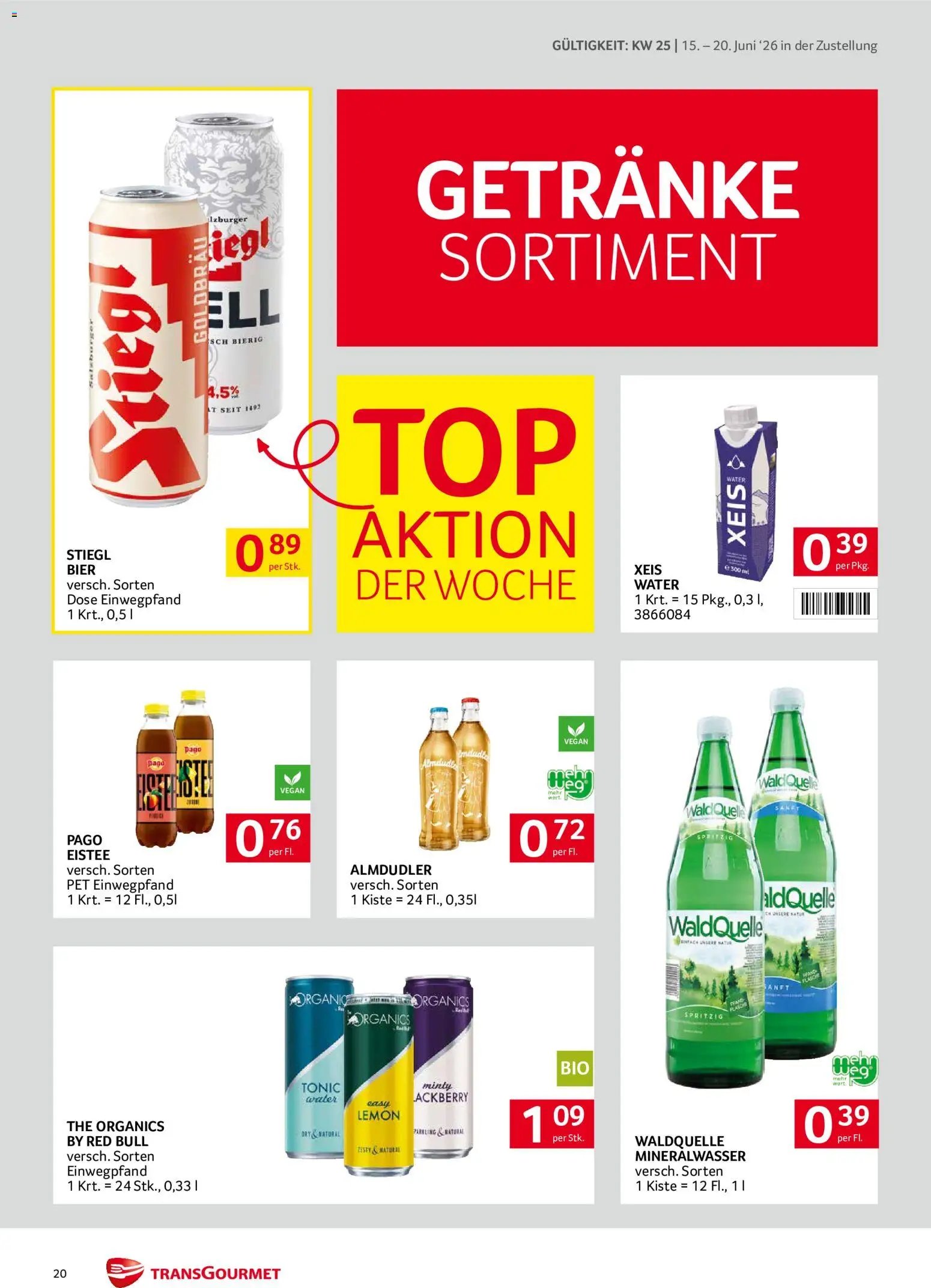 Transgourmet Zustellaktion