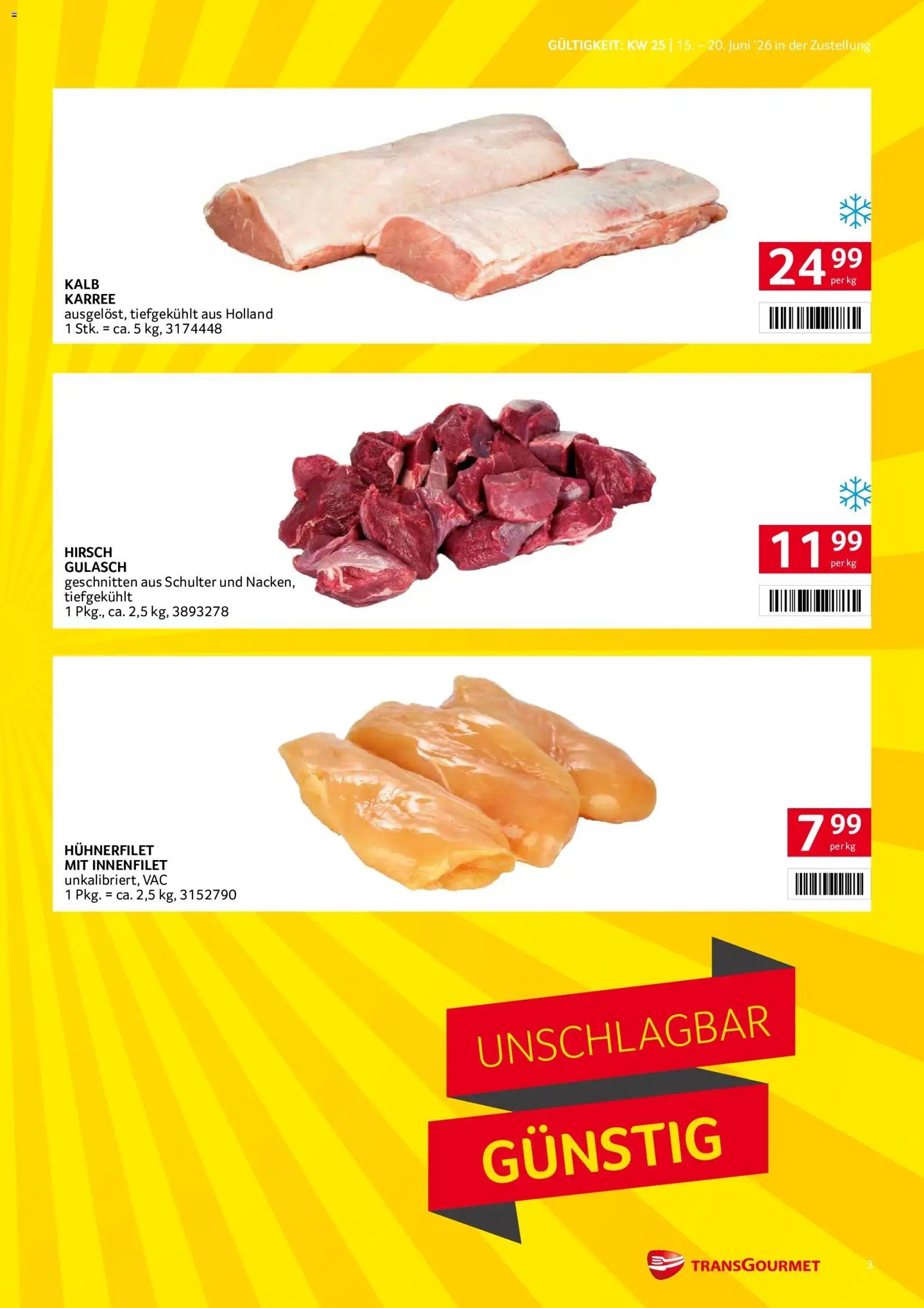 Transgourmet Zustellaktion
