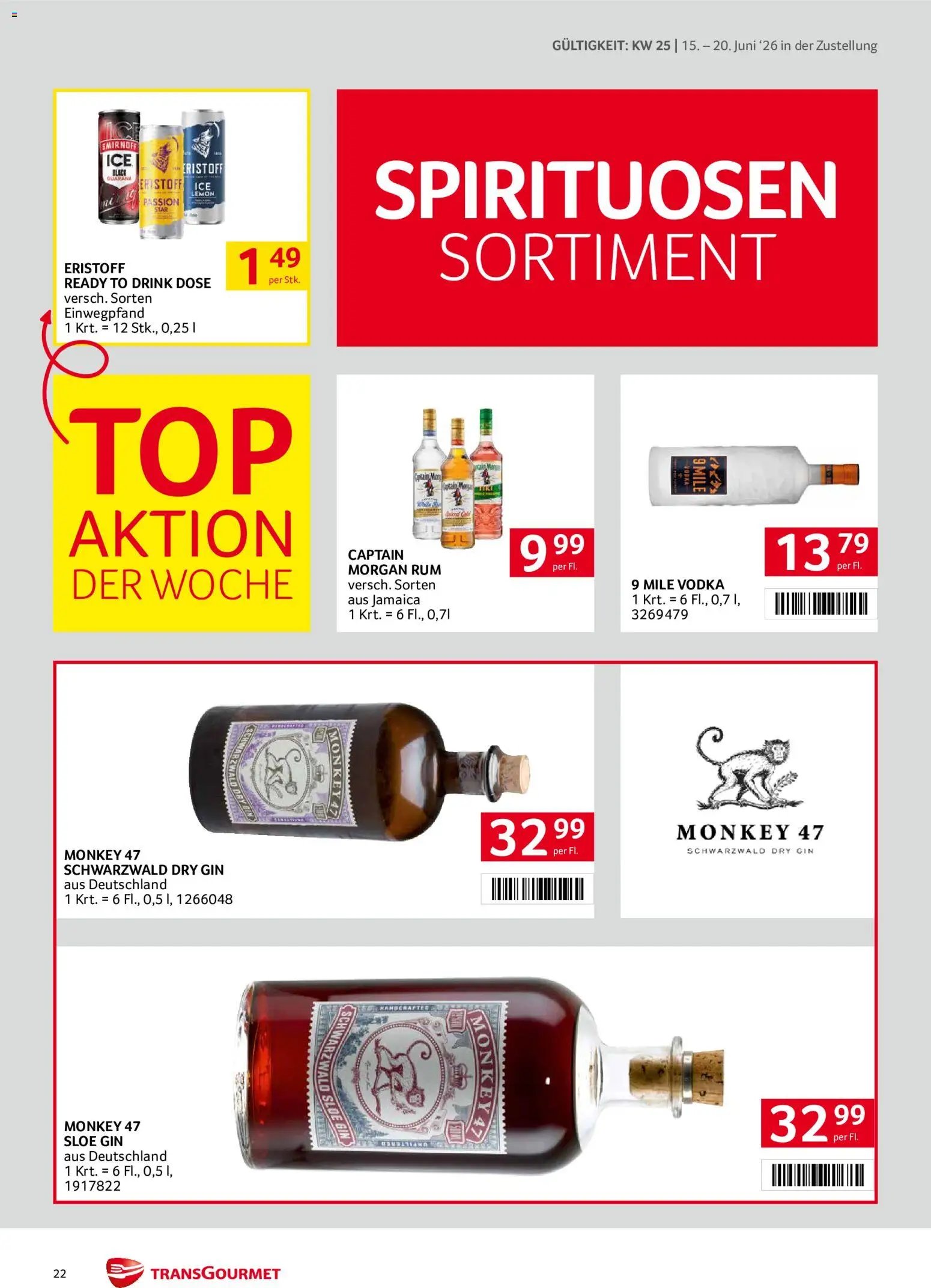 Transgourmet Zustellaktion