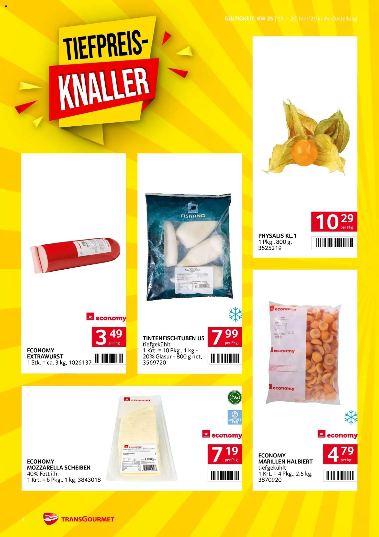 Transgourmet Zustellaktion
