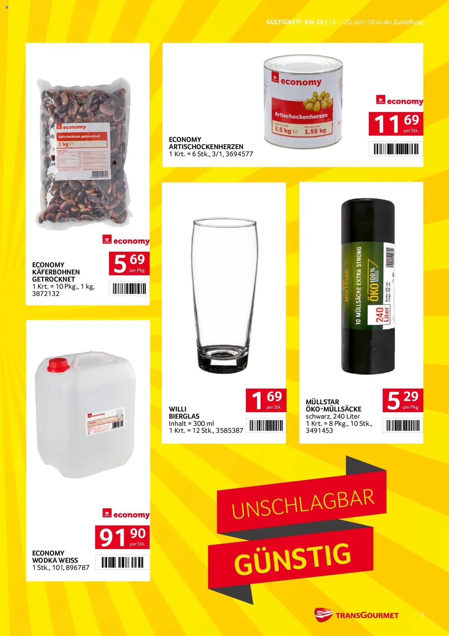 Transgourmet Zustellaktion
