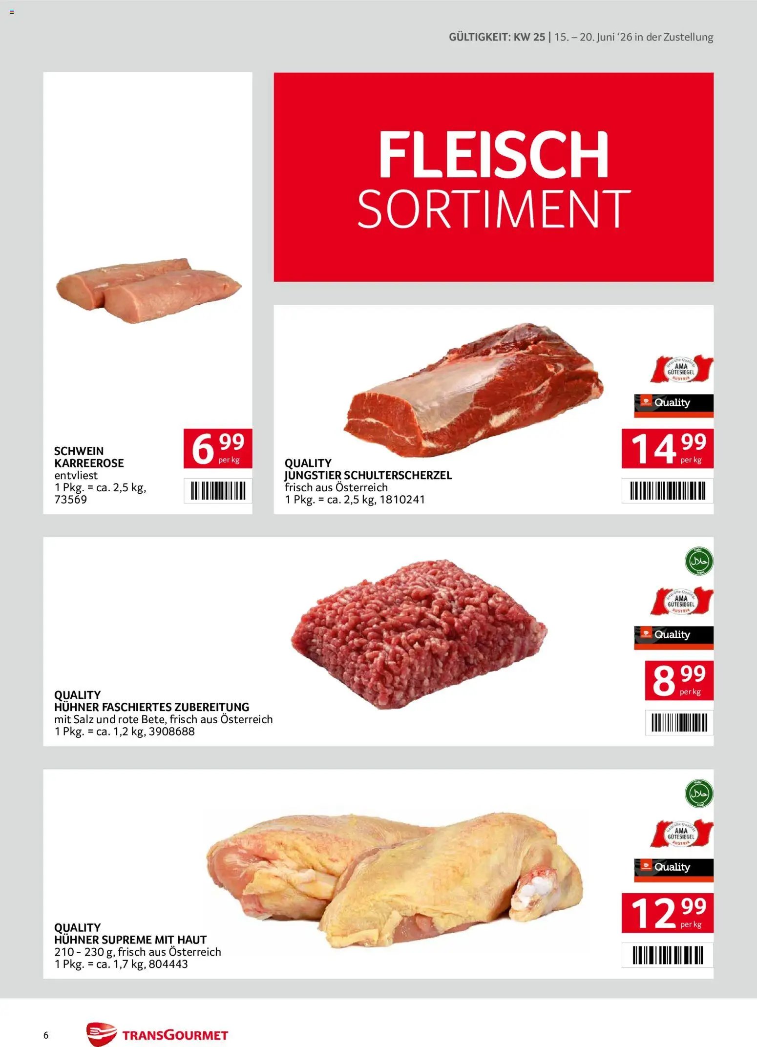 Transgourmet Zustellaktion