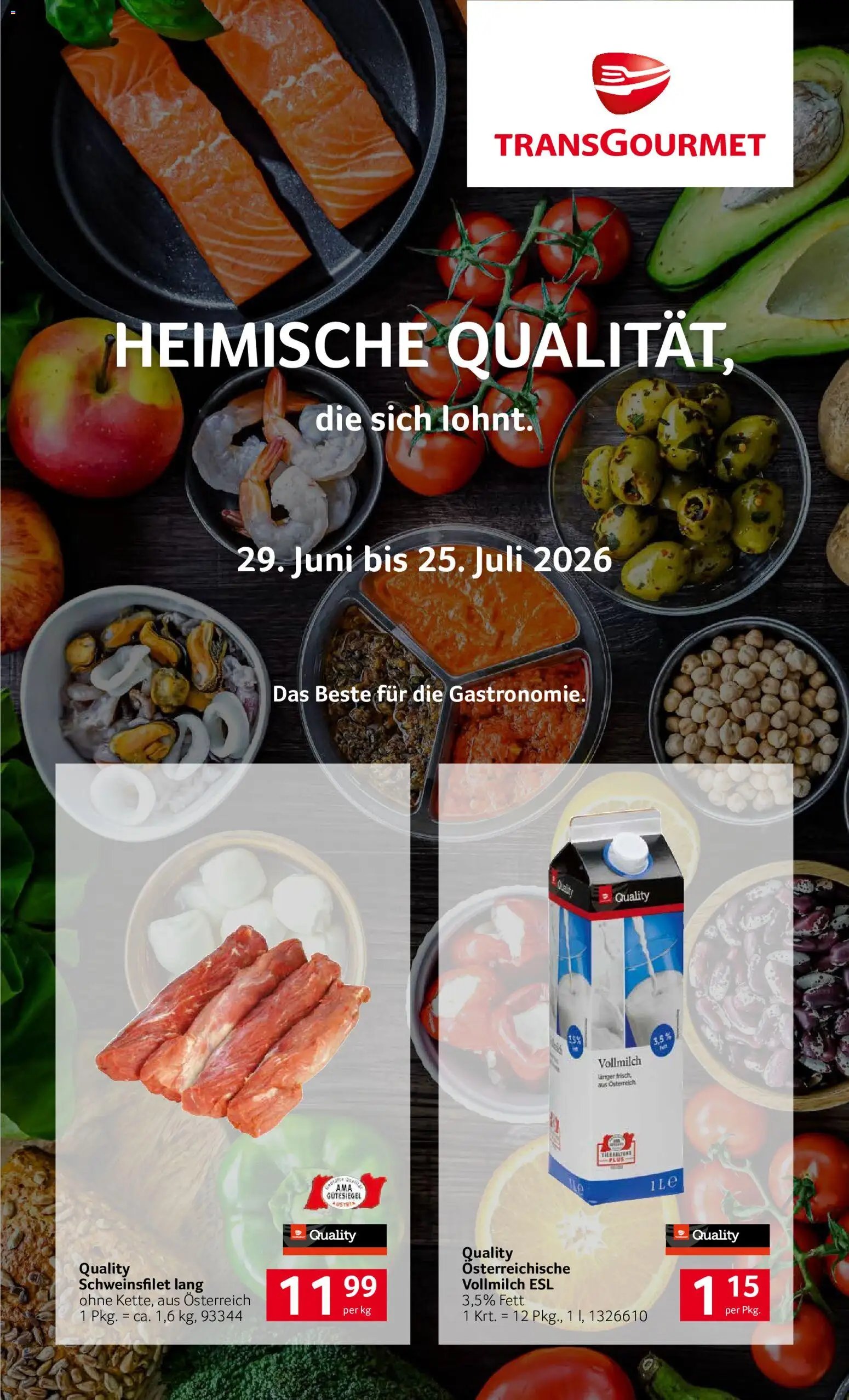 Transgourmet Heimische Qualität