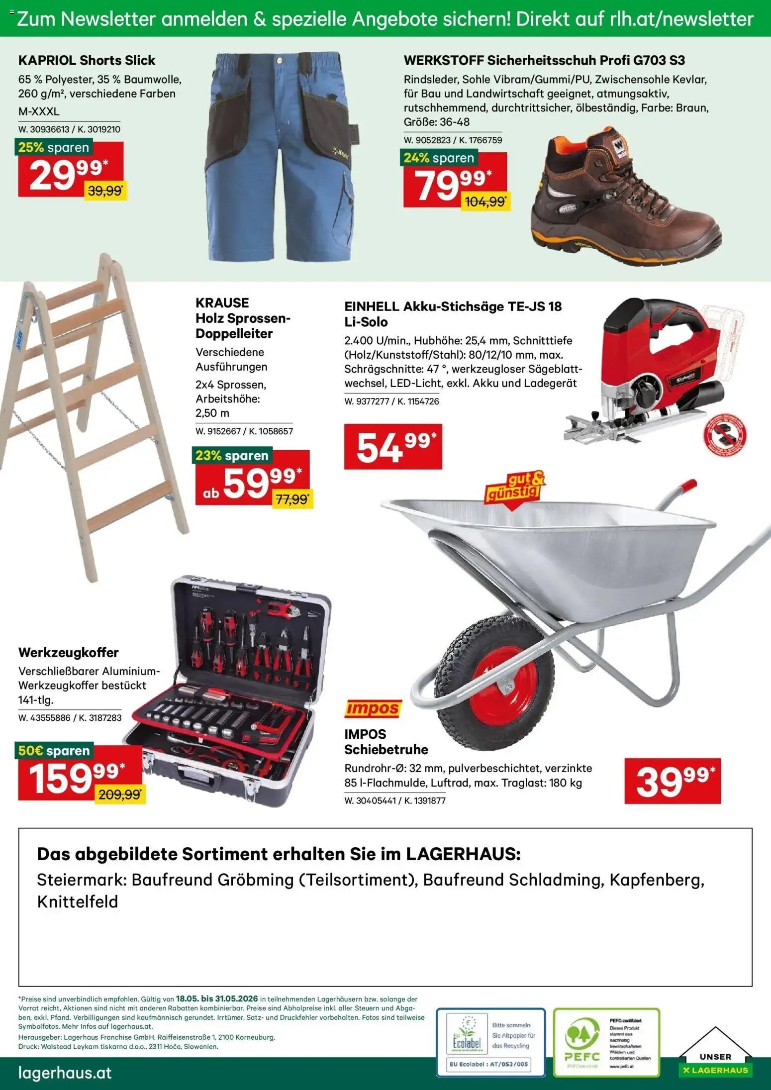 Lagerhaus Wochen Angebote
