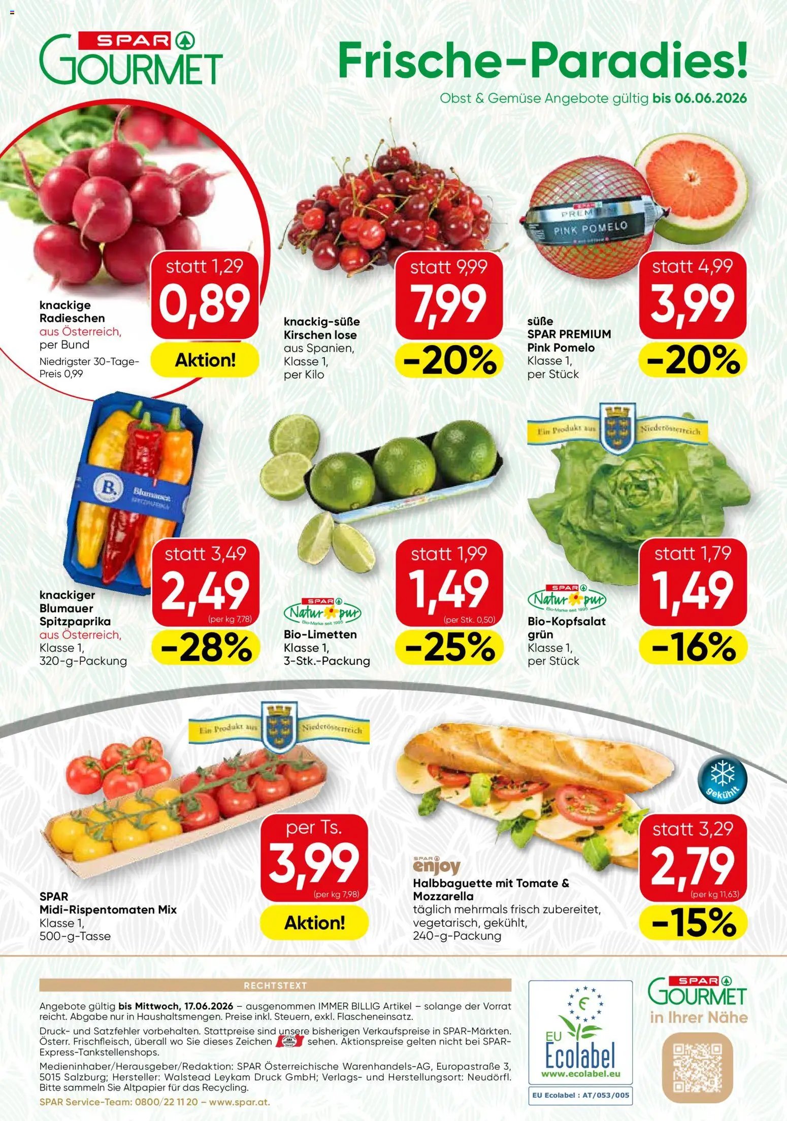 SPAR Gourmet Flugblatt