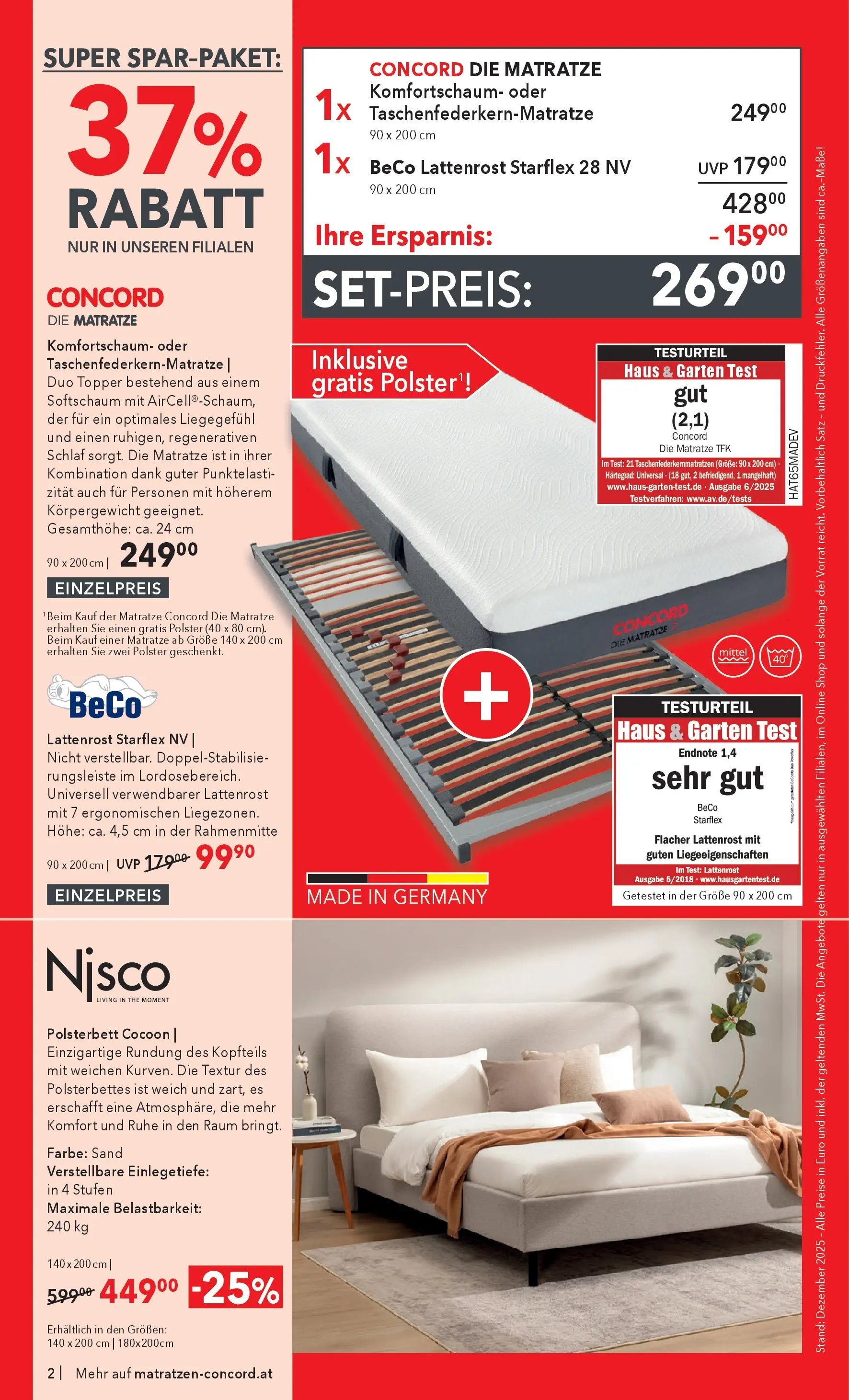 Matratzen Concord Fohnsdorf