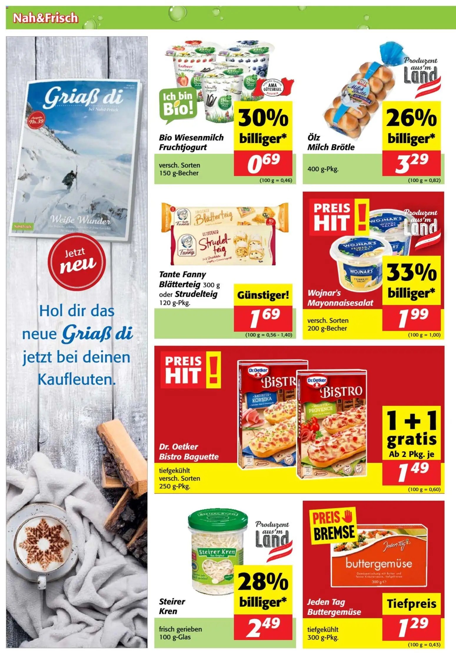 Nah und Frisch Flugblatt