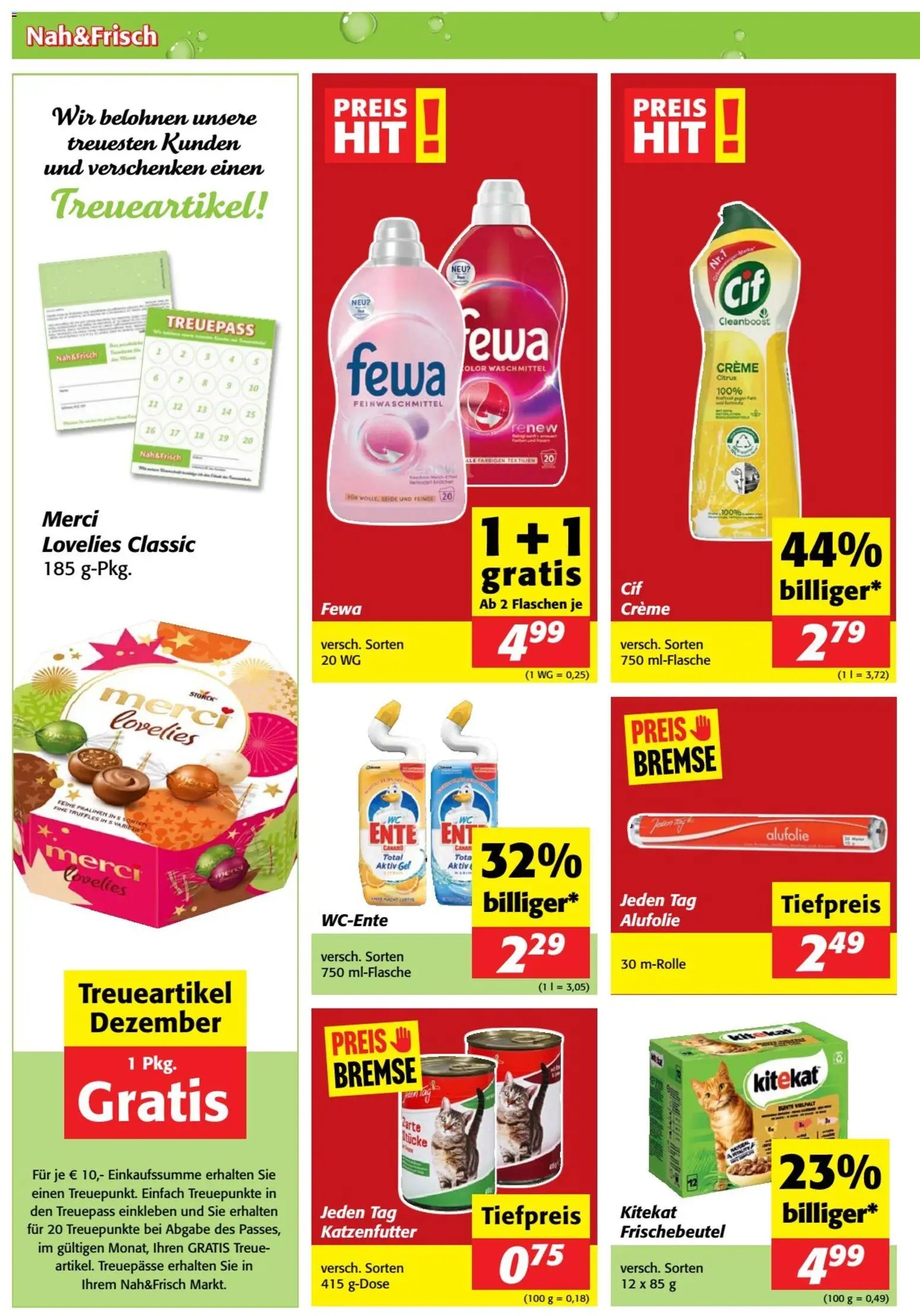 Nah und Frisch Flugblatt