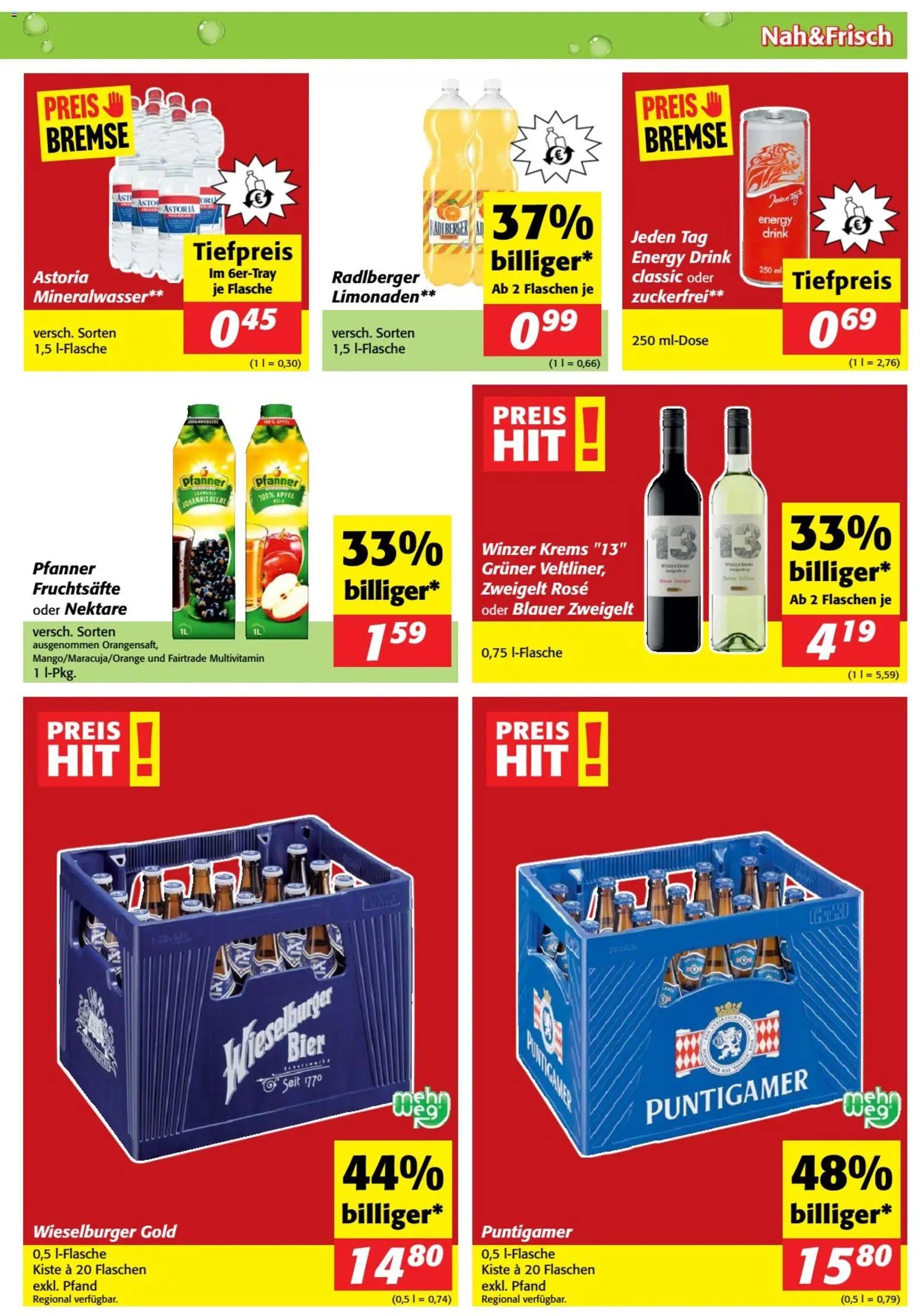 Nah und Frisch Flugblatt