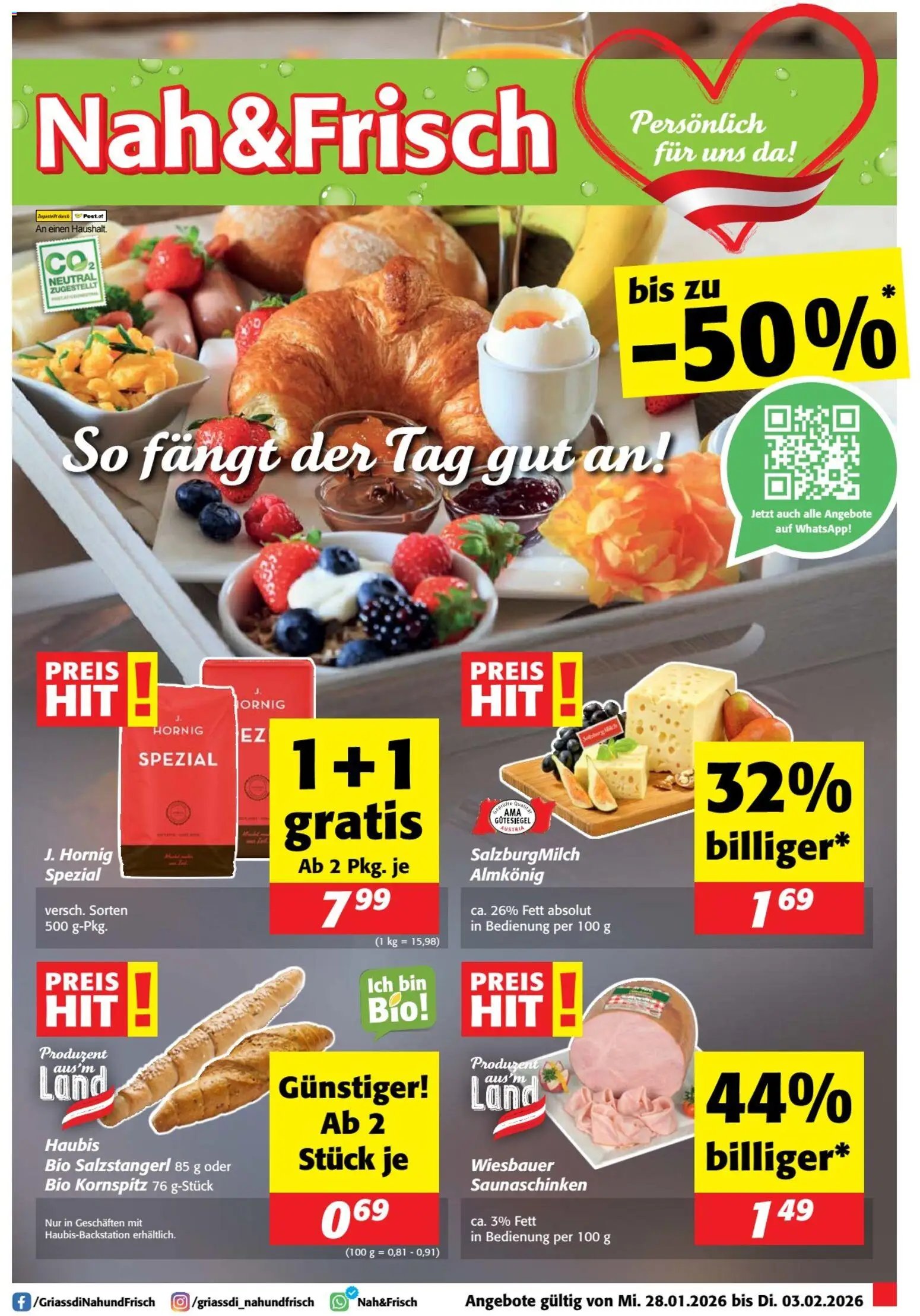 Nah und Frisch Flugblatt