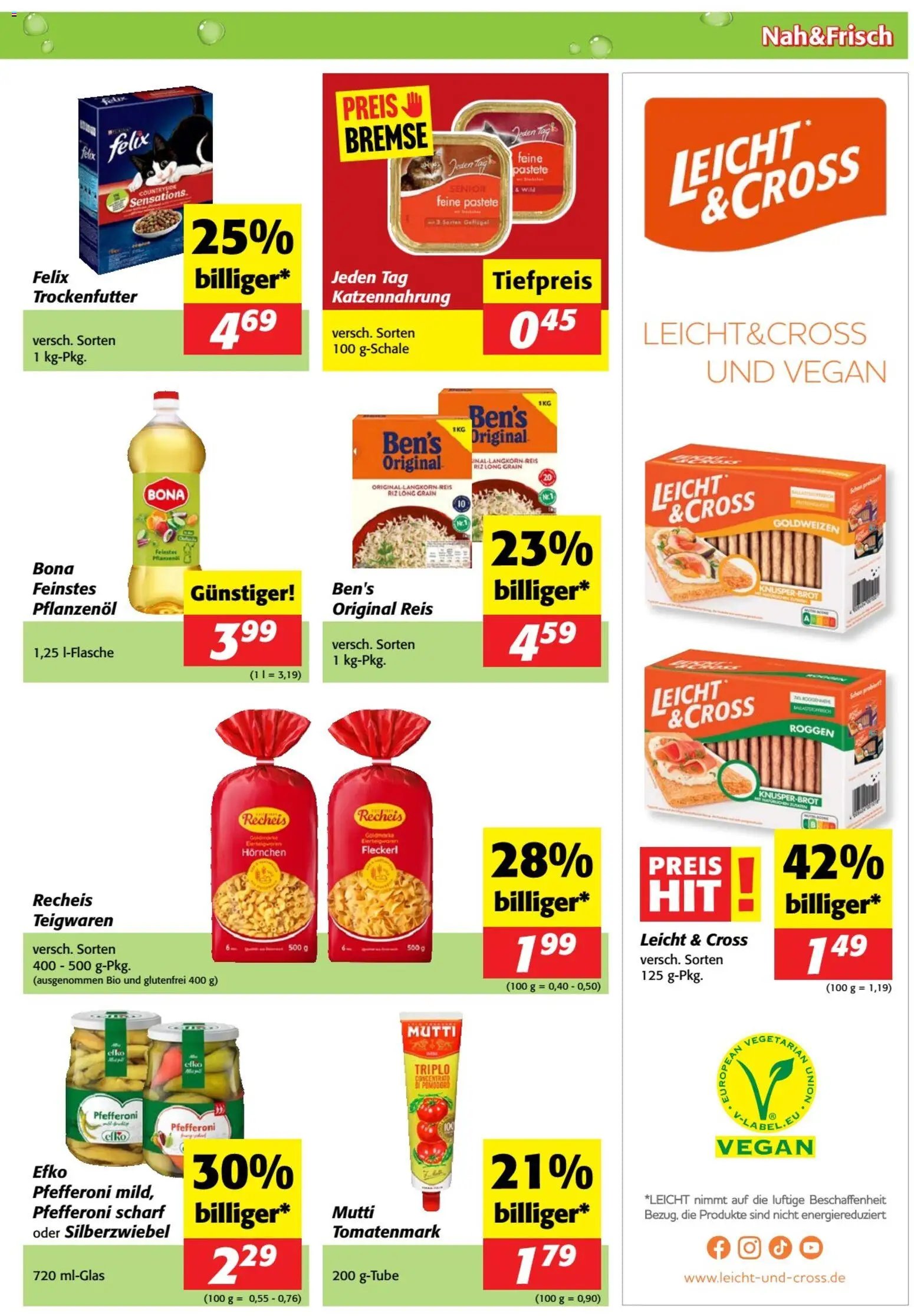 Nah und Frisch Flugblatt