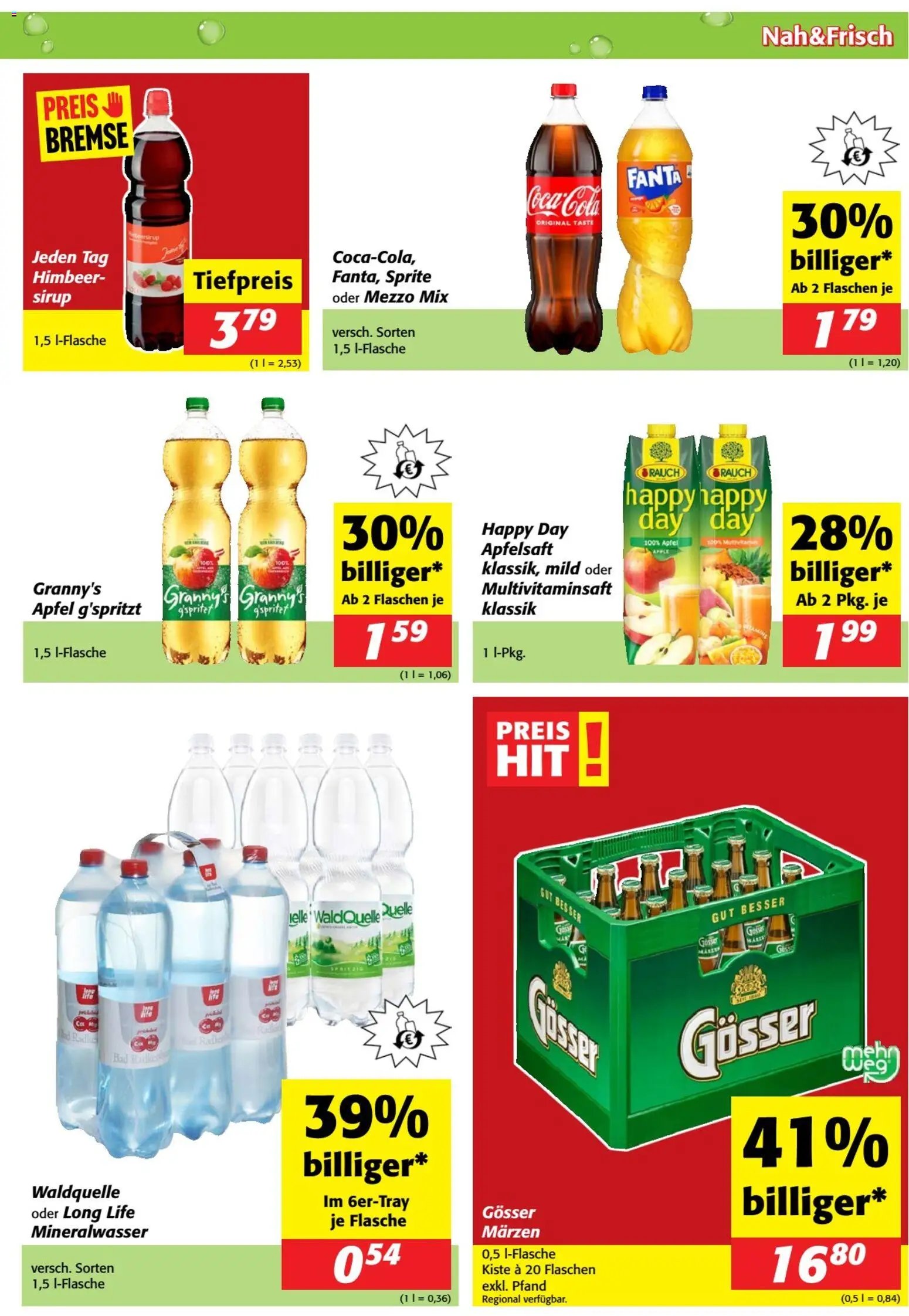 Nah und Frisch Flugblatt