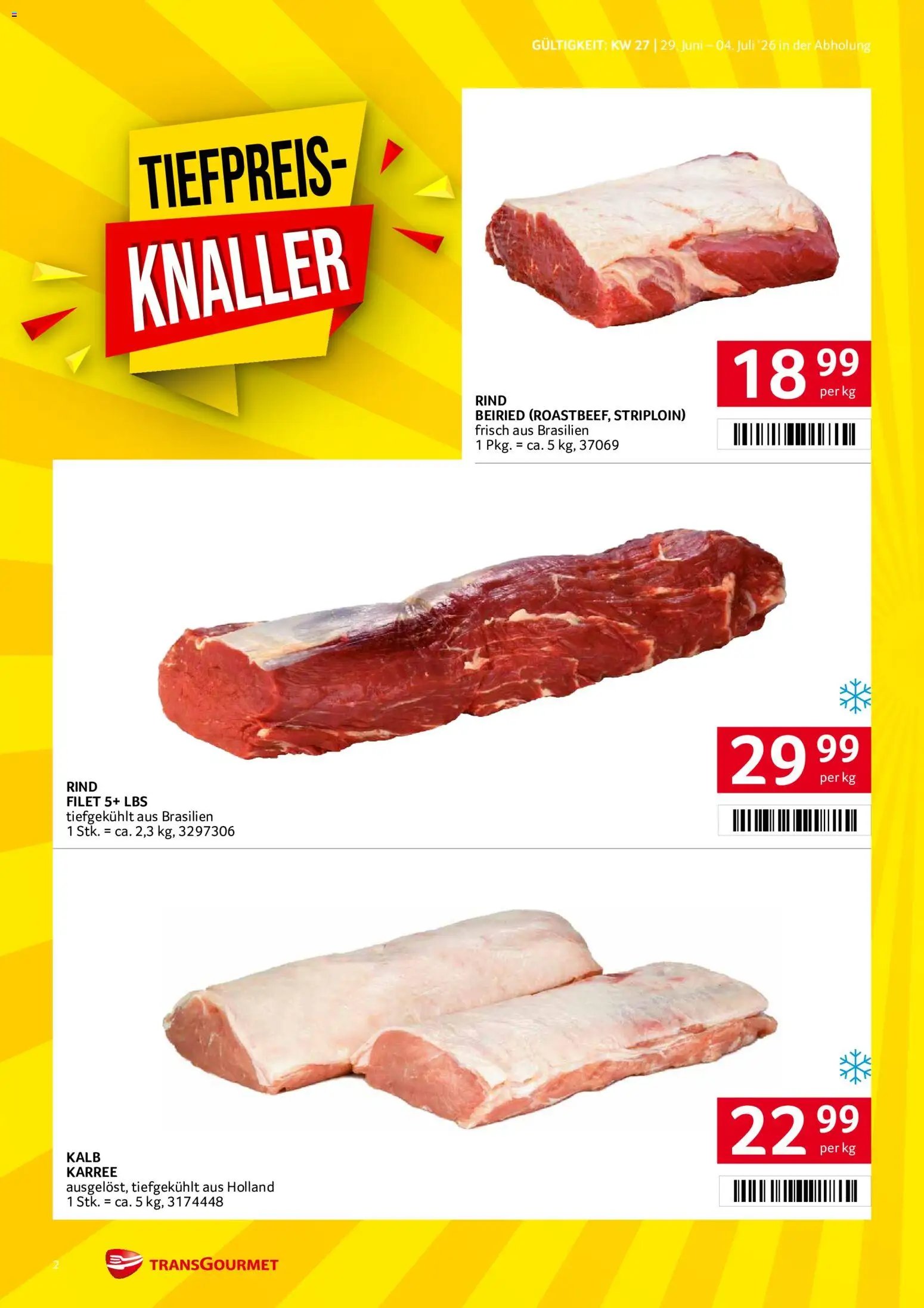 Transgourmet Flugblatt