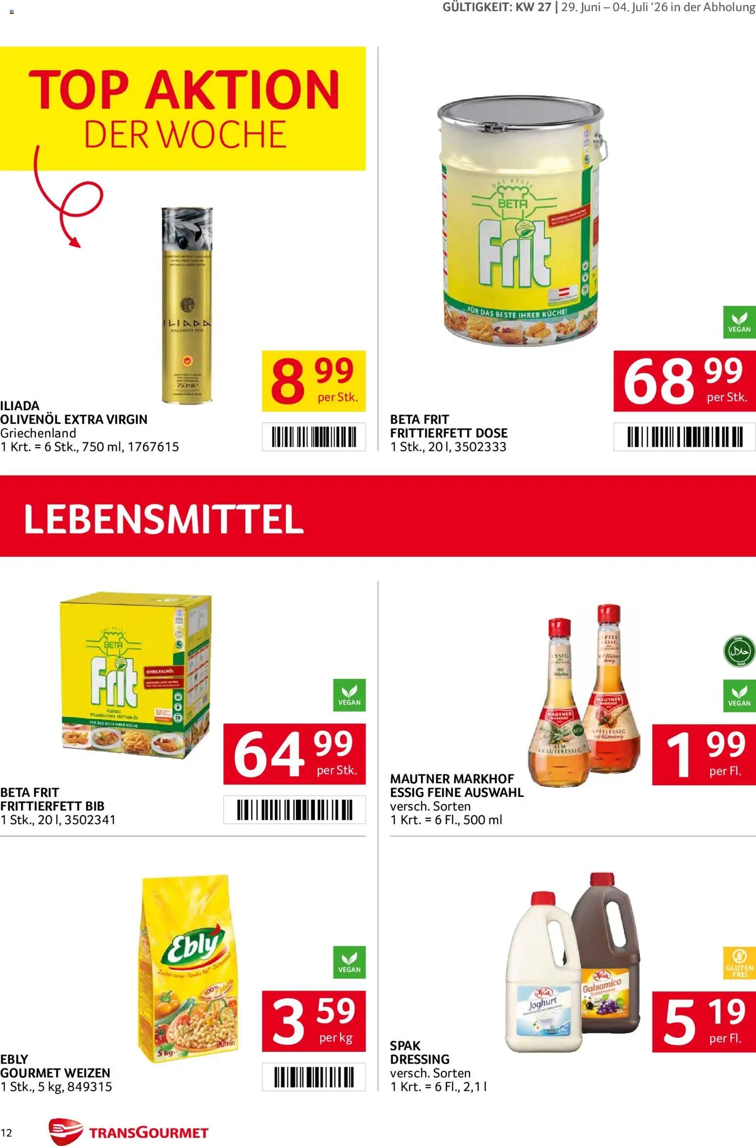 Transgourmet Flugblatt
