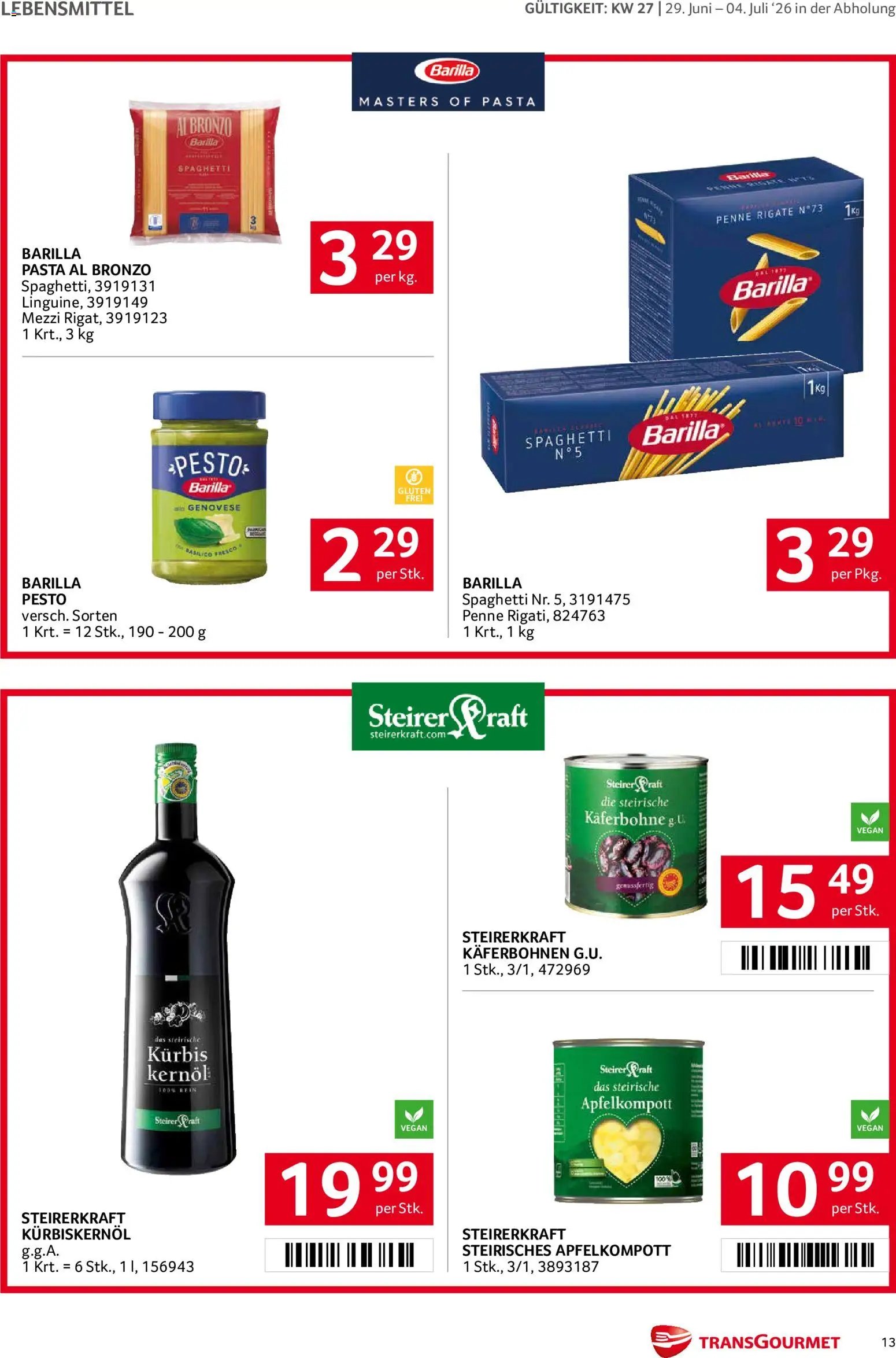 Transgourmet Flugblatt
