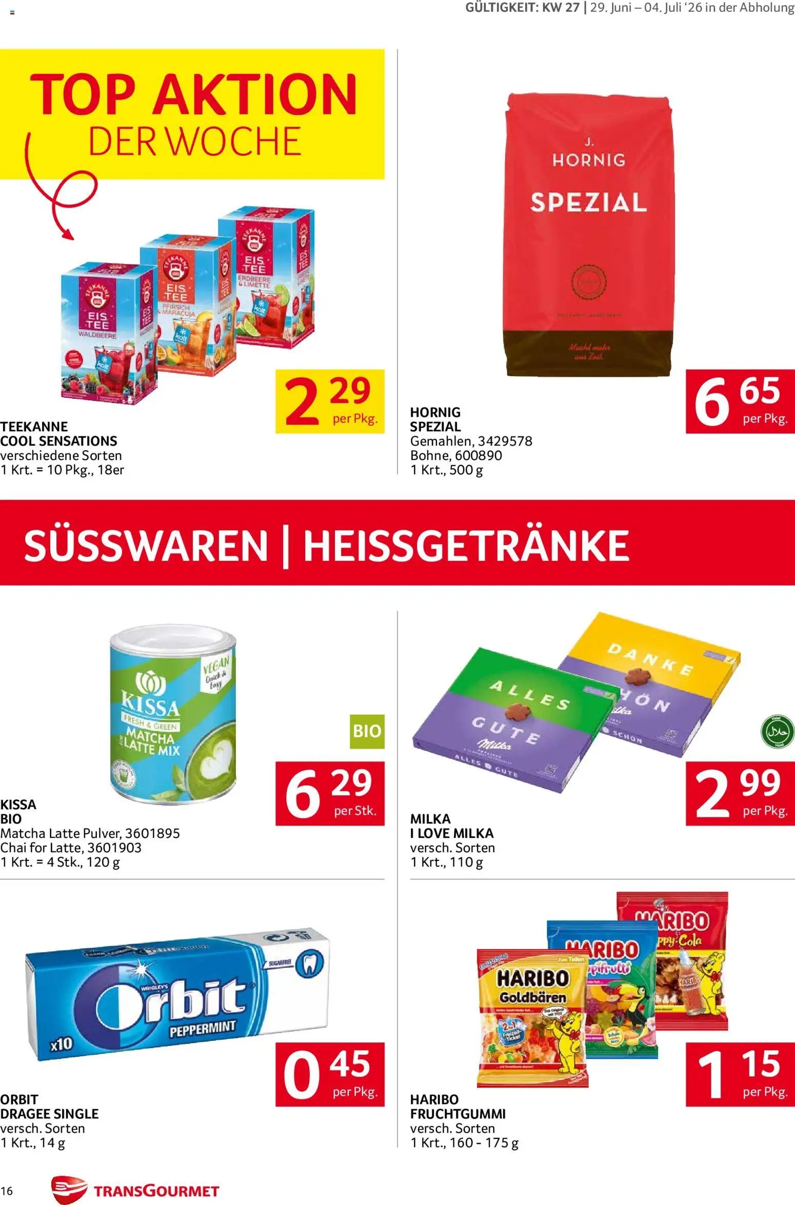 Transgourmet Flugblatt