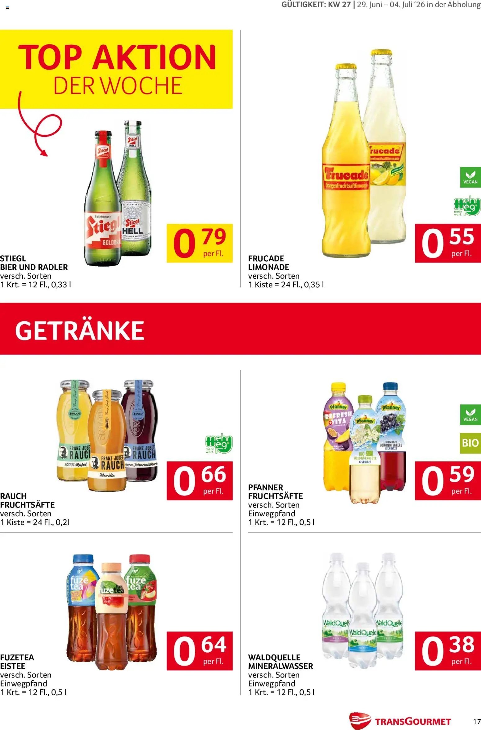 Transgourmet Flugblatt