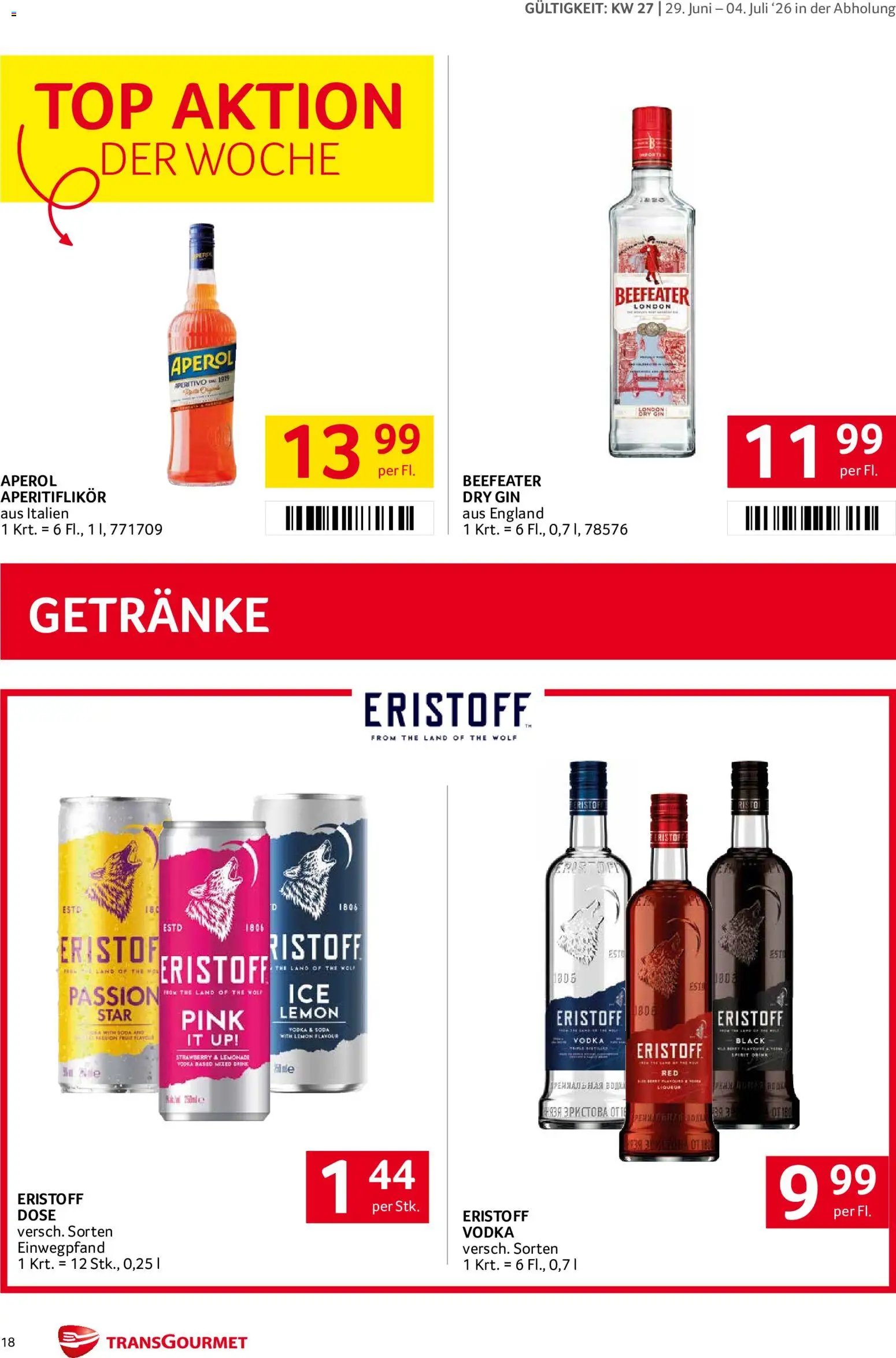 Transgourmet Flugblatt
