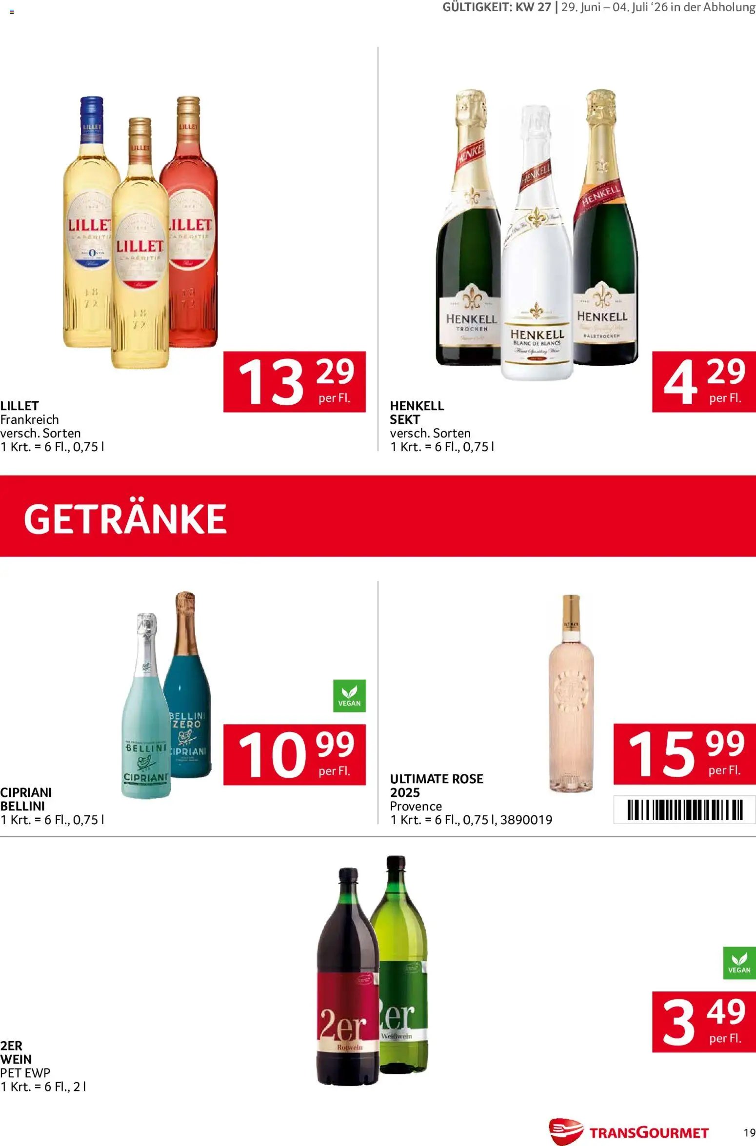 Transgourmet Flugblatt
