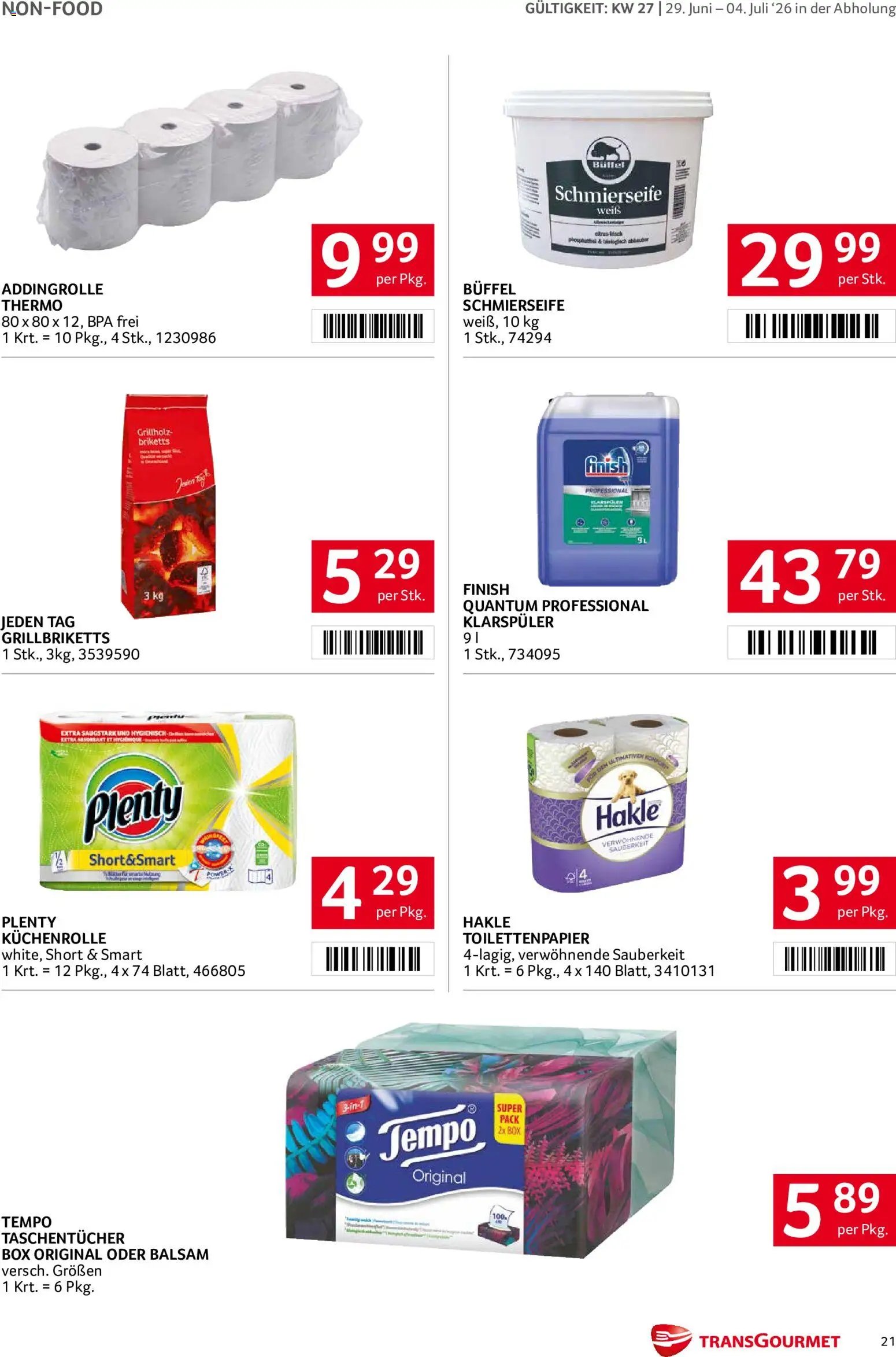 Transgourmet Flugblatt