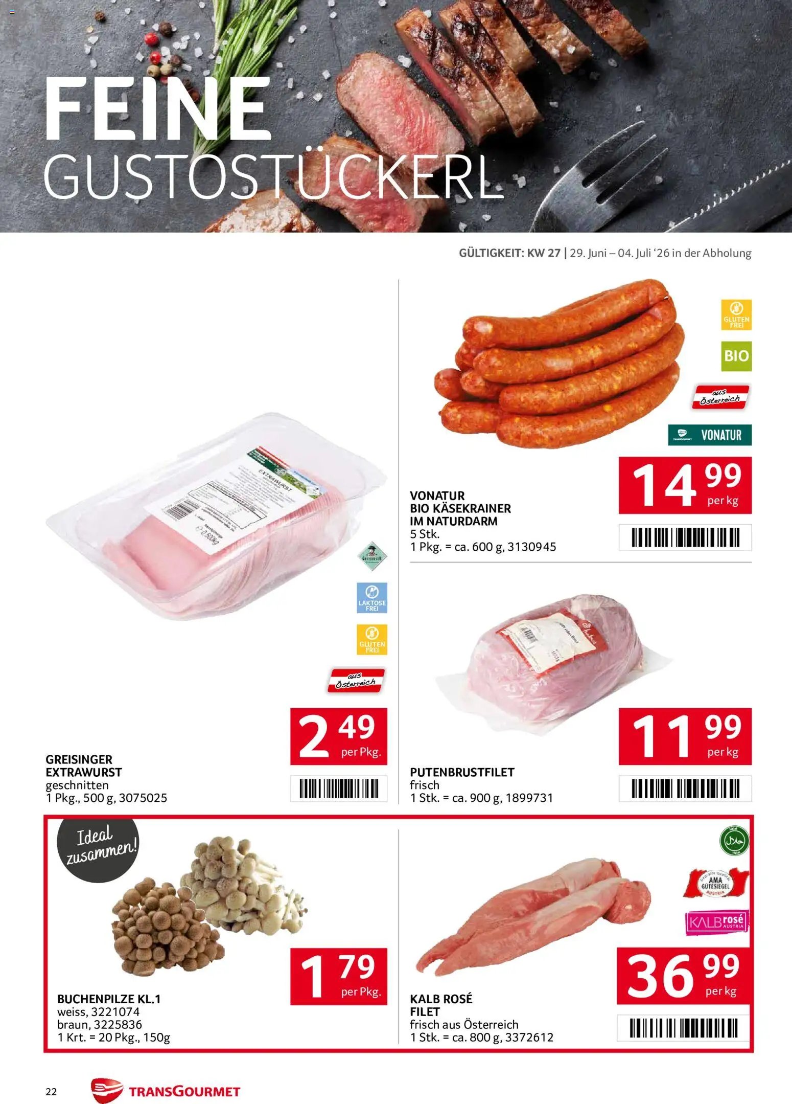 Transgourmet Flugblatt