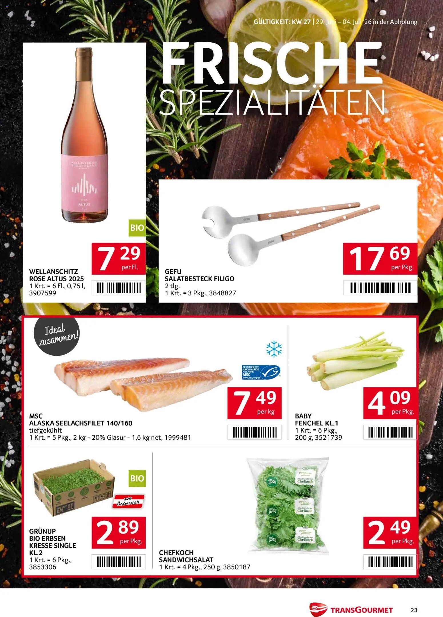 Transgourmet Flugblatt