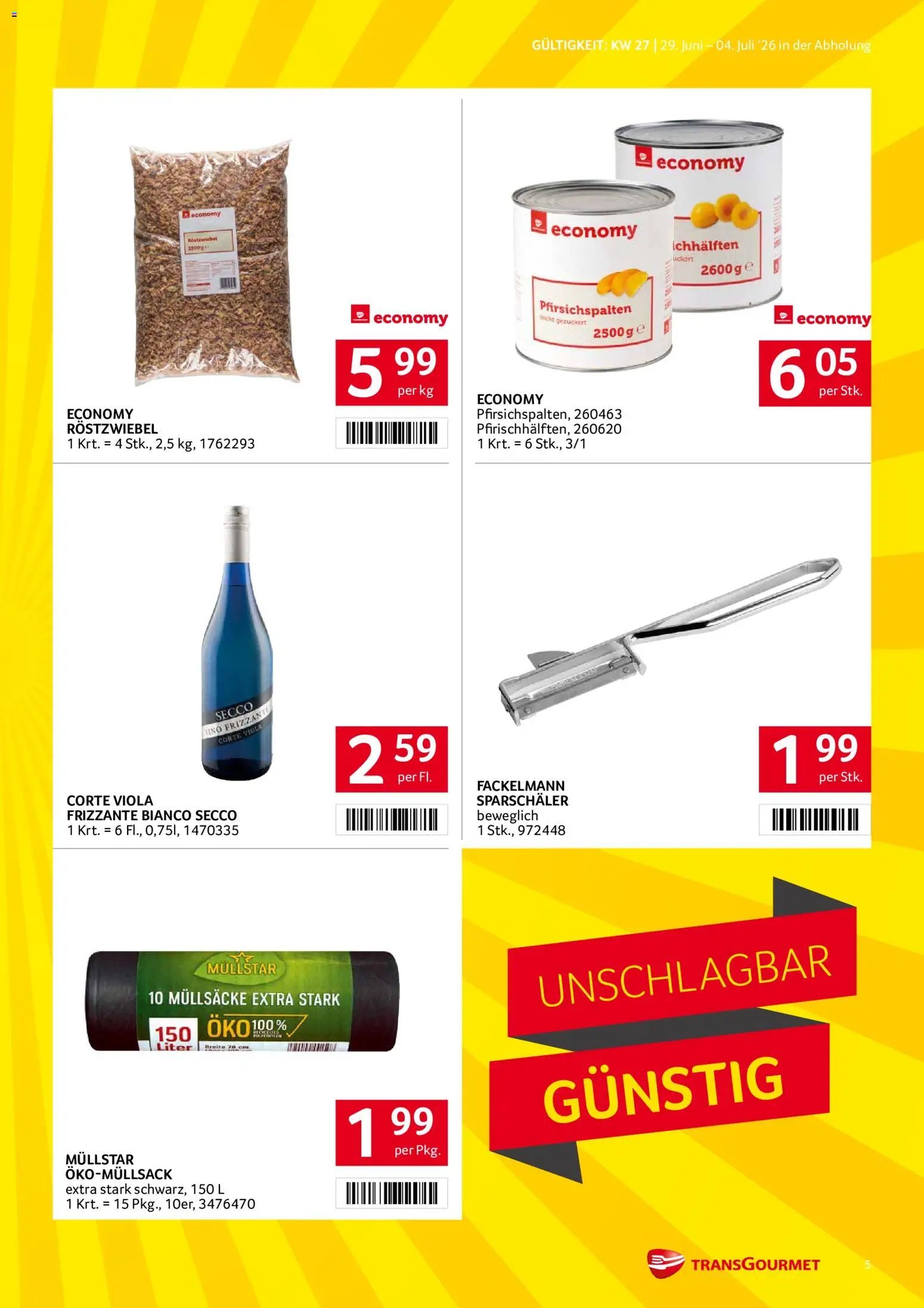 Transgourmet Flugblatt