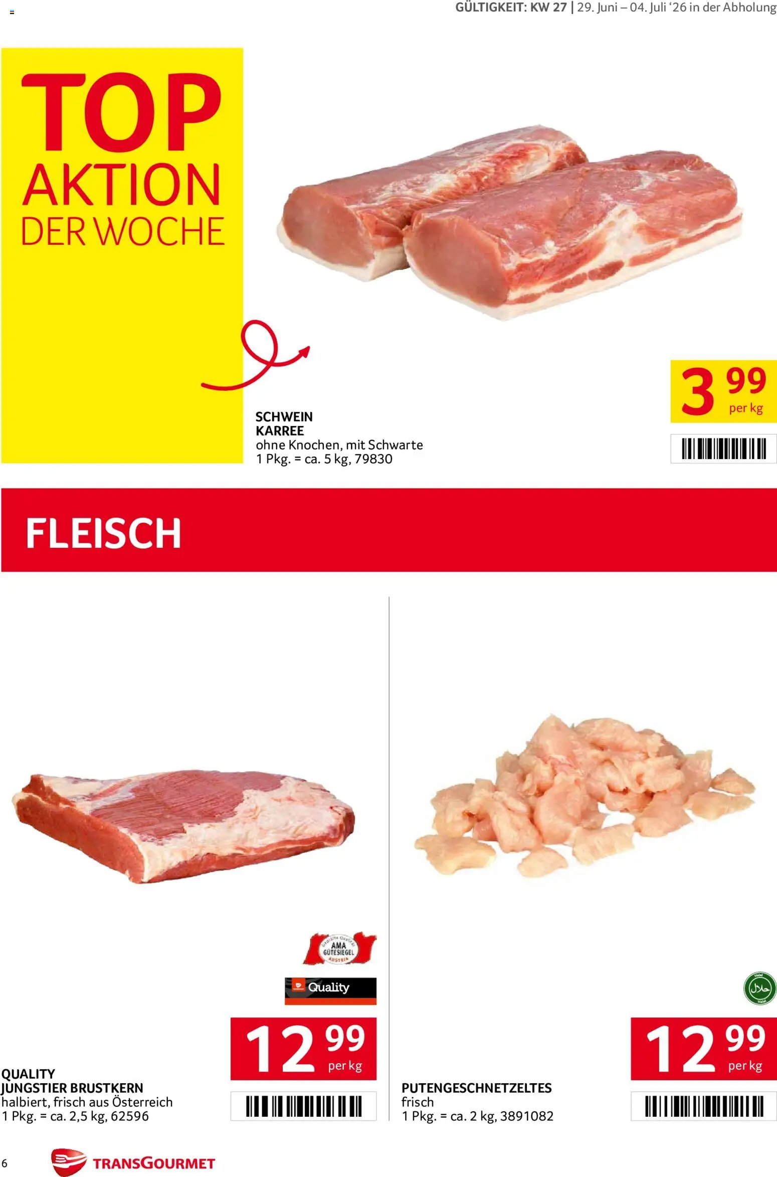 Transgourmet Flugblatt